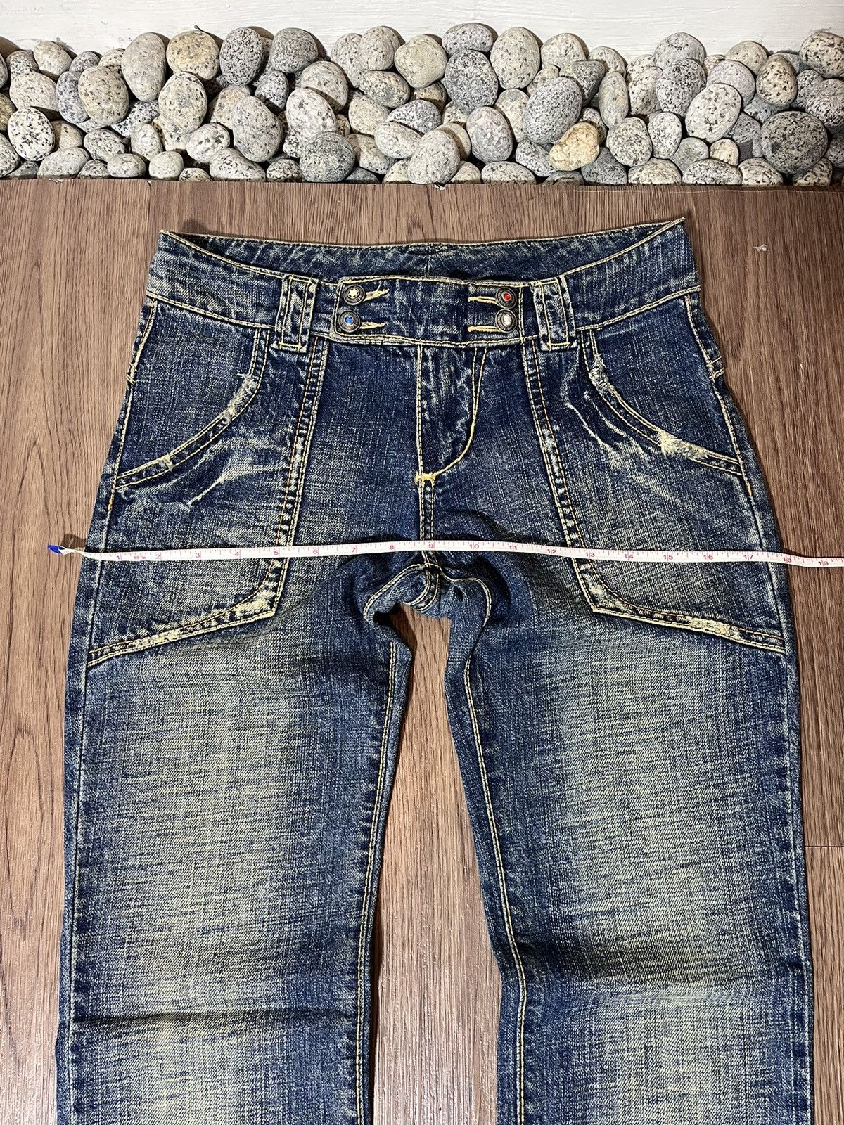20471120 × If Six Was Nine × Japanese Brand The Bonaventure Vintage fatigue flare mudwash jeans Size US 30 / EU 46 - 14 Thumbnail
