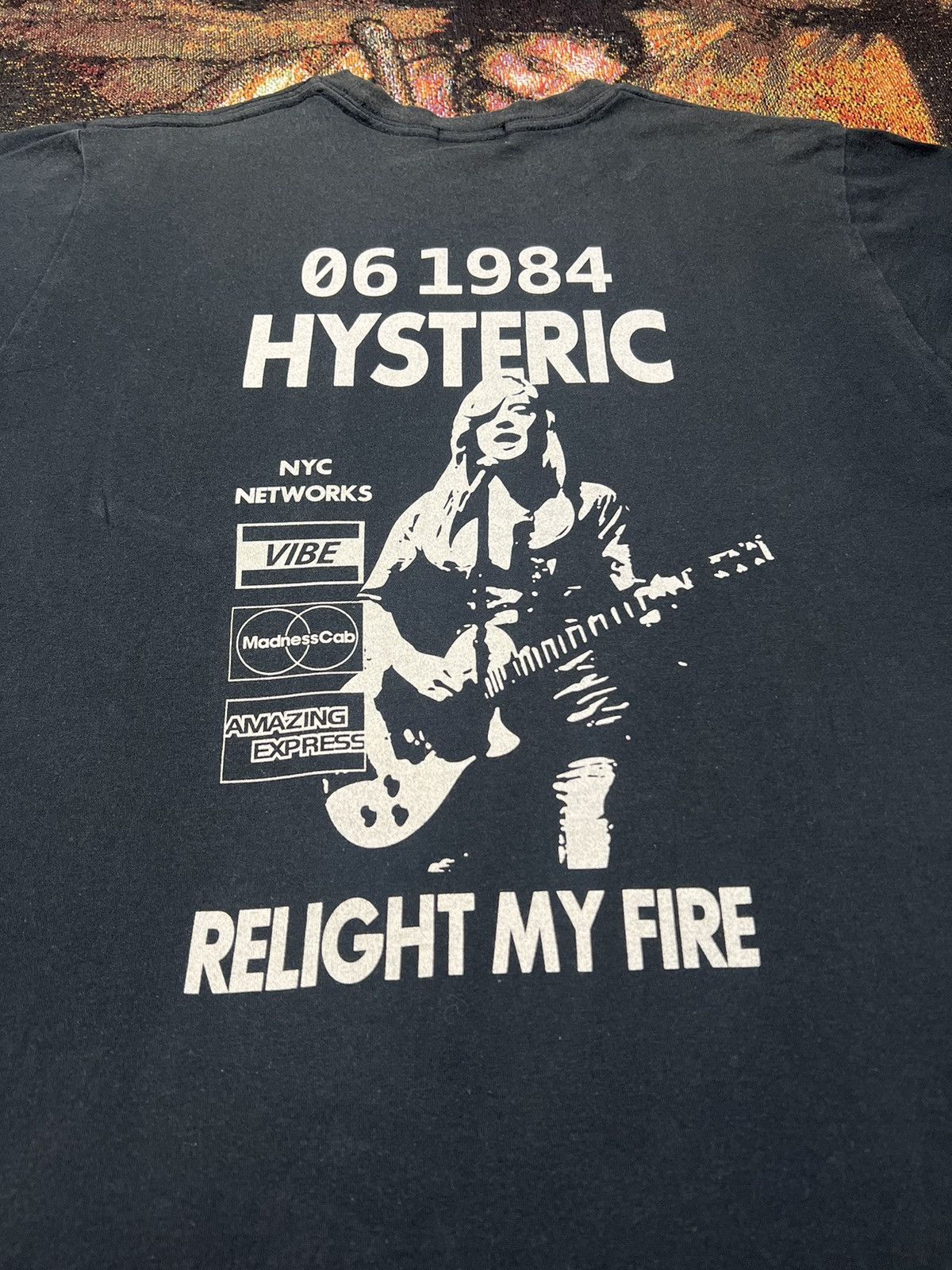 HYSTERIC GLAMOUR RELIGHT MY FIRE tシャツ XL Hysteric Glamour Hysteric Glamour “ Go Ahead Make My Day “ T-Shirt
