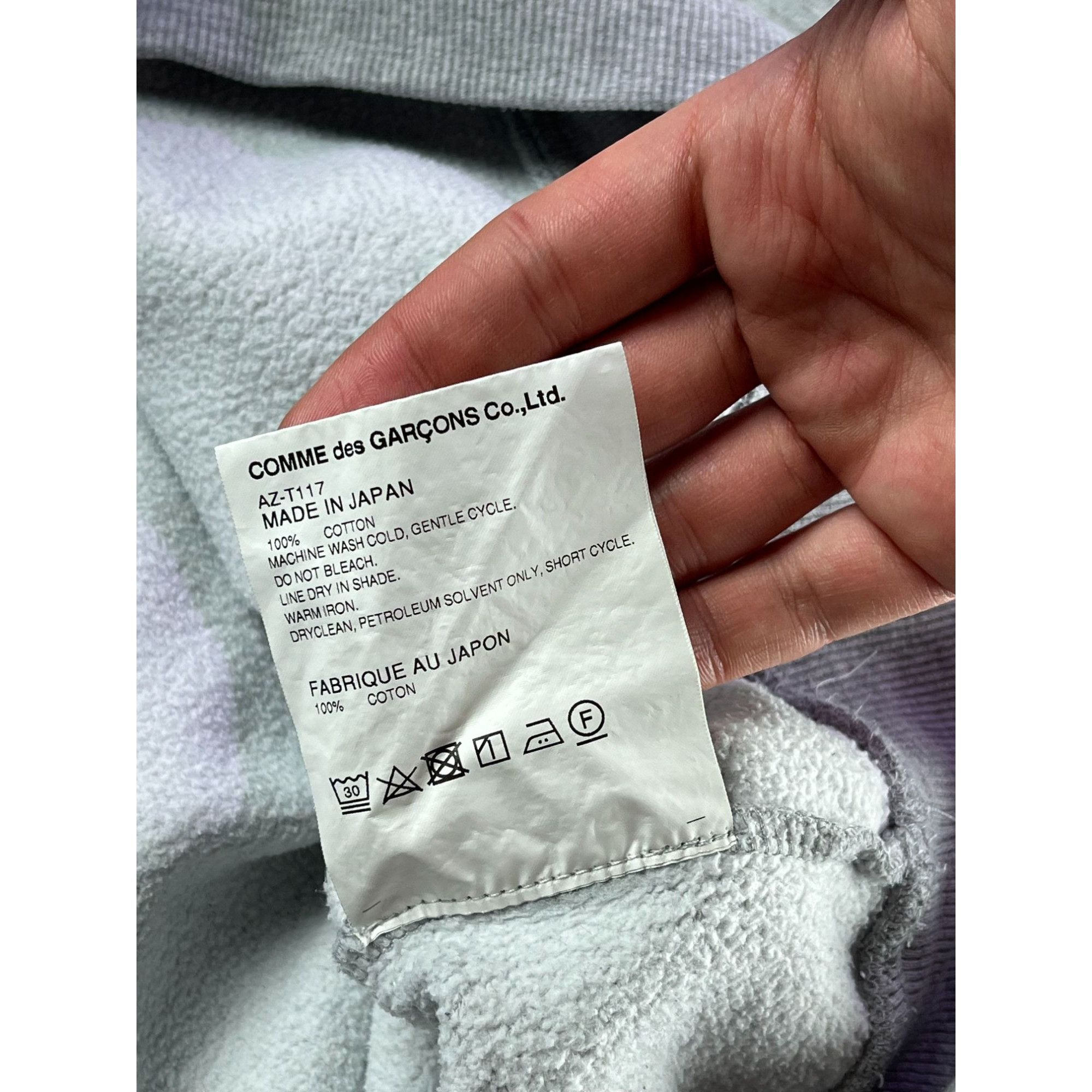 Comme des Garcons × Comme des Garcons PLAY Play Comme Des Garçons Grey Basic Hoodie Size US M / EU 48-50 / 2 - 6 Thumbnail