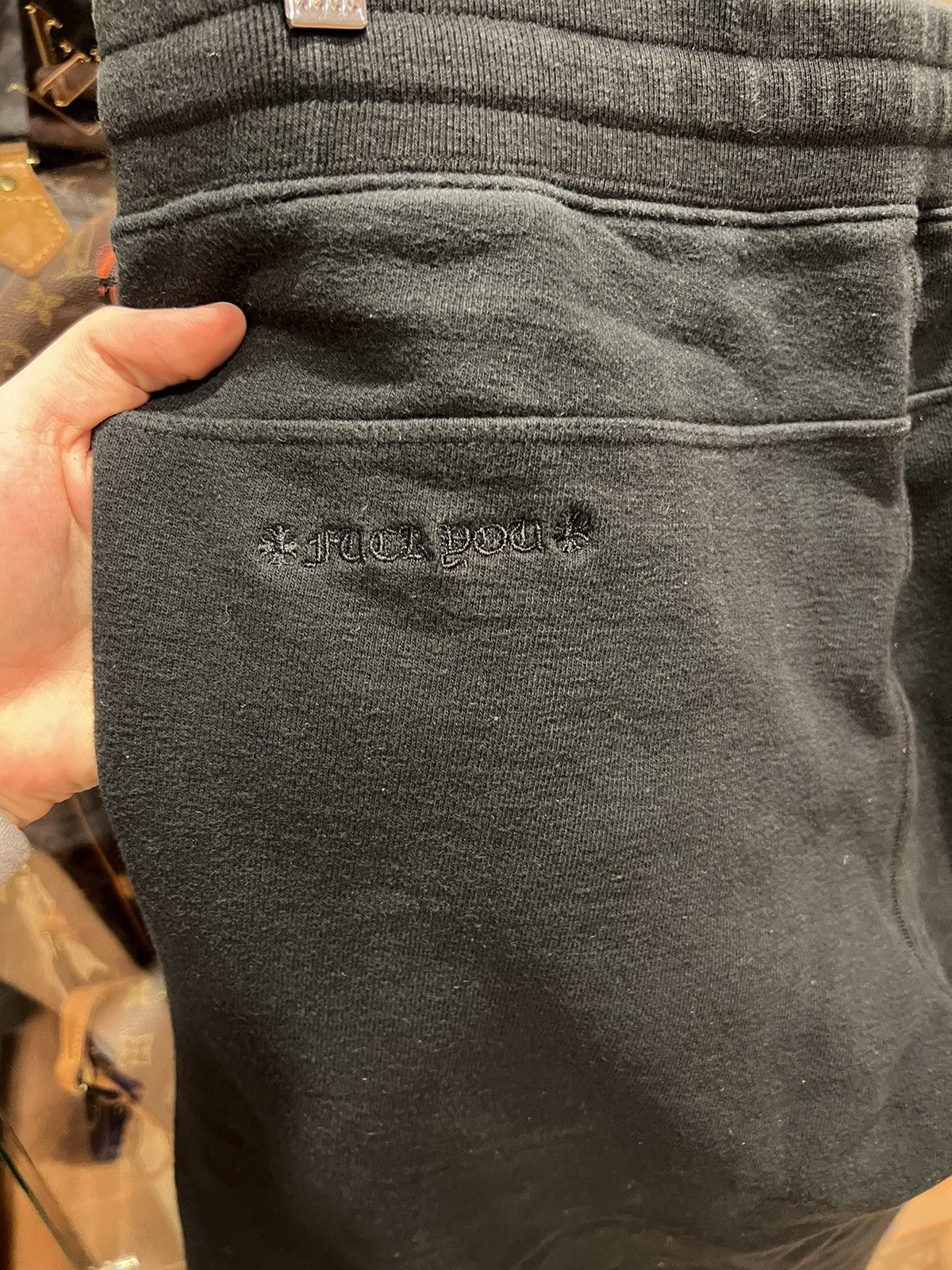 Chrome Hearts Chrome Hearts Y Not PPO embroidered leather patch sweatpant Size US 36 / EU 52 - 5 Thumbnail