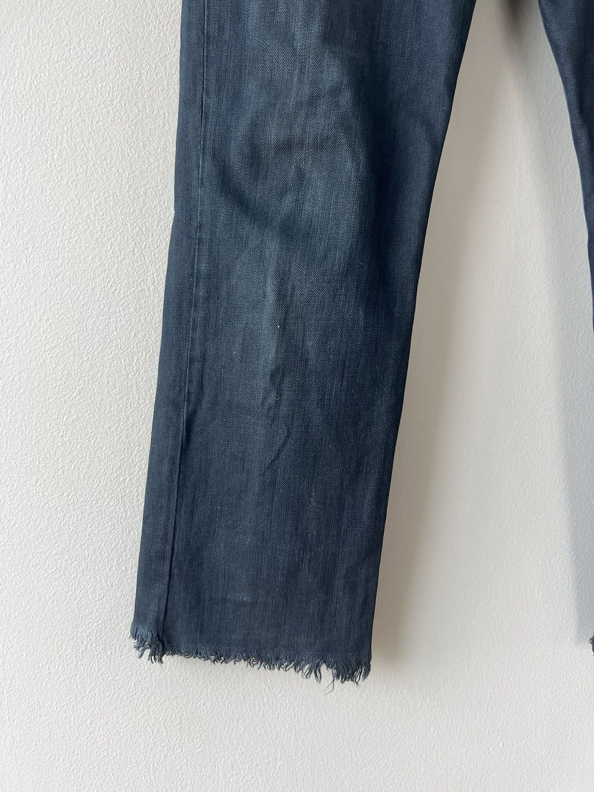 Revillon AW04 Cropped Cashmere-Blend Jeans Size 26" / US 2 / IT 38 - 2 Thumbnail