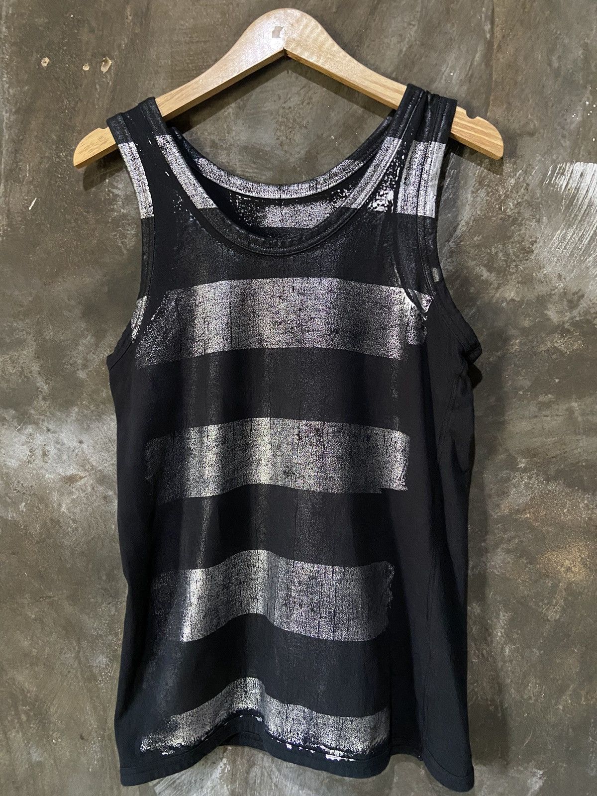 Japanese Brand × Le Grande Bleu (L.G.B.) Unknown Japanese Gothic Border Tank Top Size US M / EU 48-50 / 2 - 4 Thumbnail