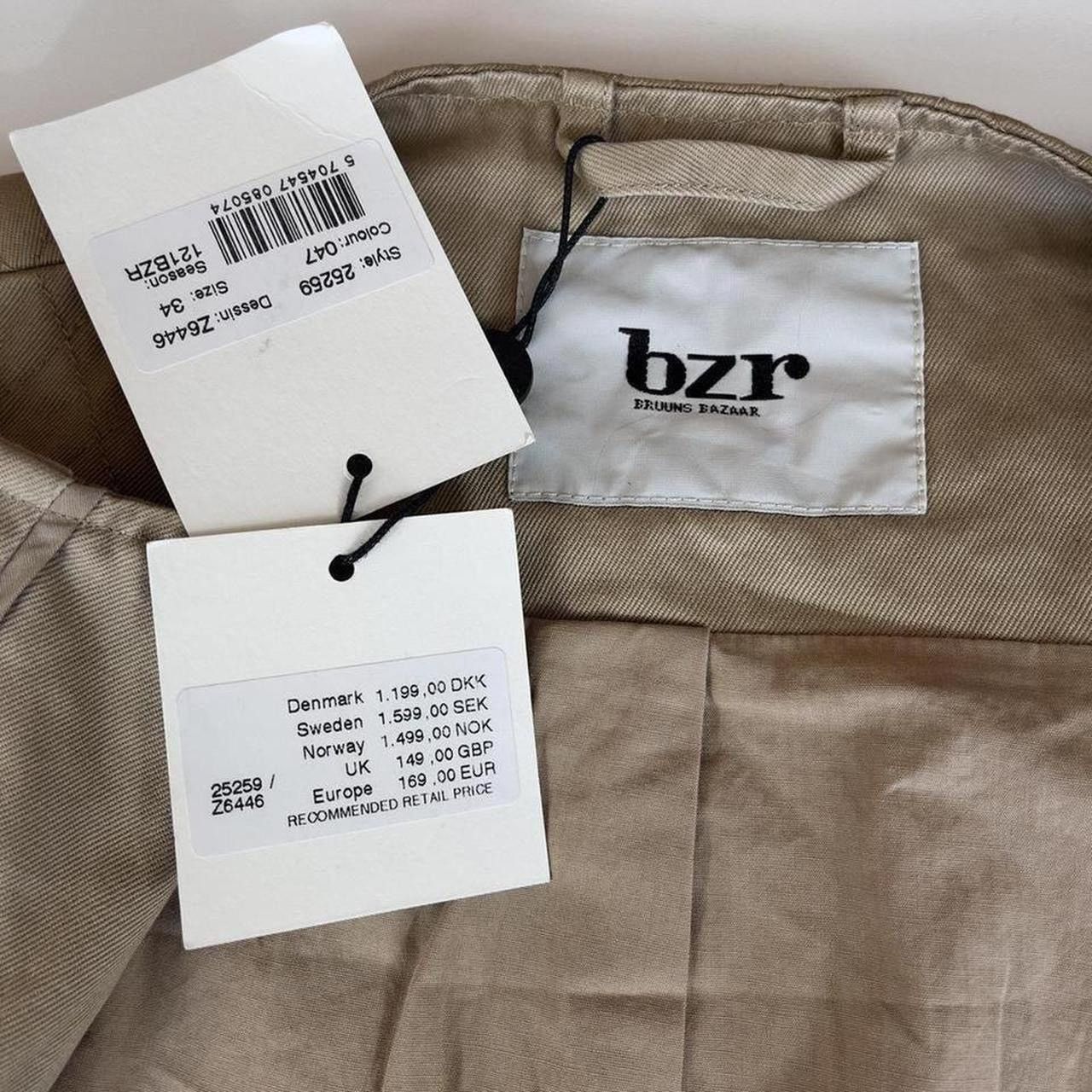 Bruuns Bazaar Bruuns Bazaar Jacket Ladies 34 Beige Jacket Trench coat Size XXS / US 00 / IT 34 - 3 Thumbnail