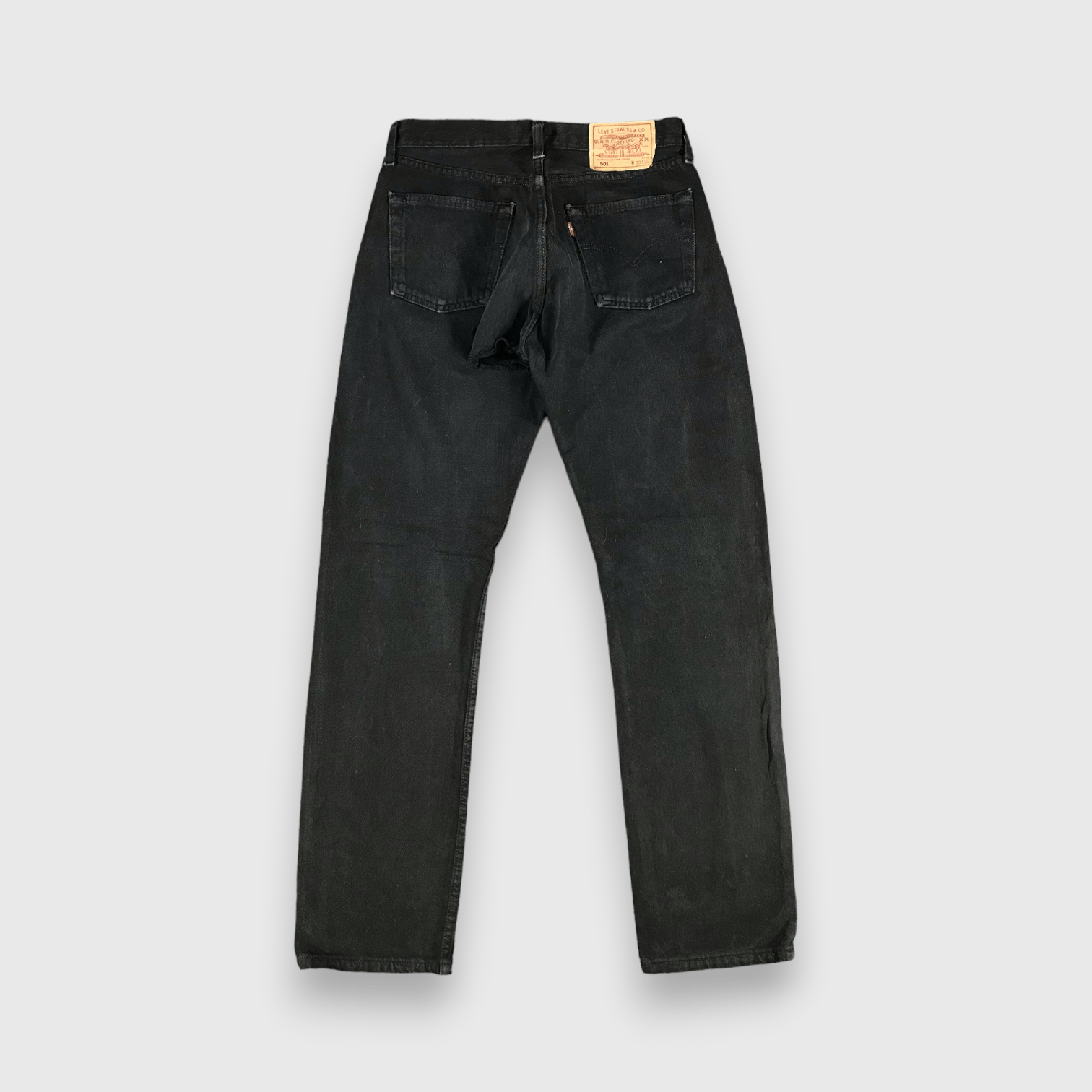 Levi's Vintage 90s Levis 501 Faded Black Jeans-J1531 Size US 29 - 2 Thumbnail