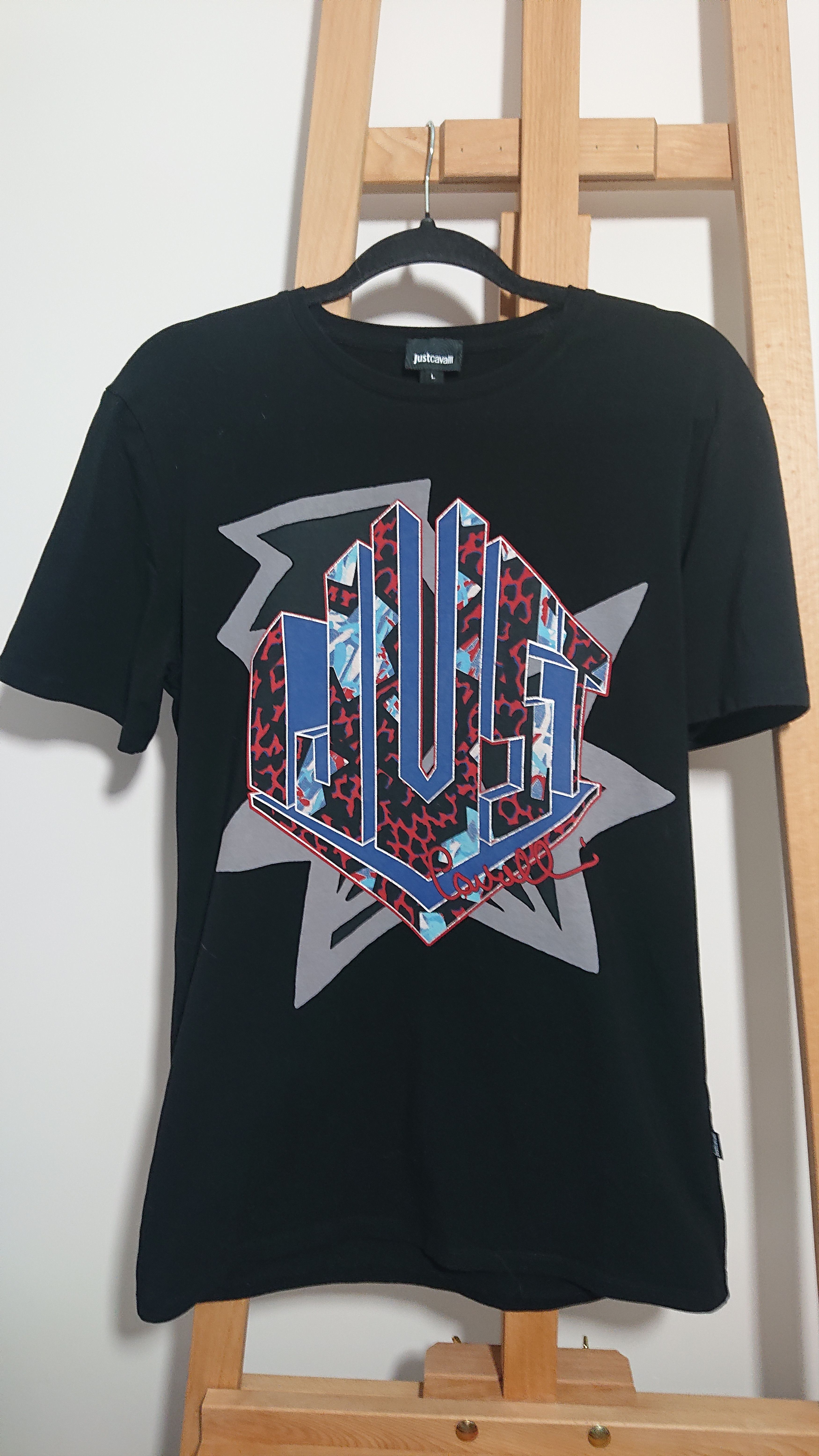 Just Cavalli Classic t-shirt, man, black, Diesel Size US L / EU 52-54 / 3 - 1 Thumbnail