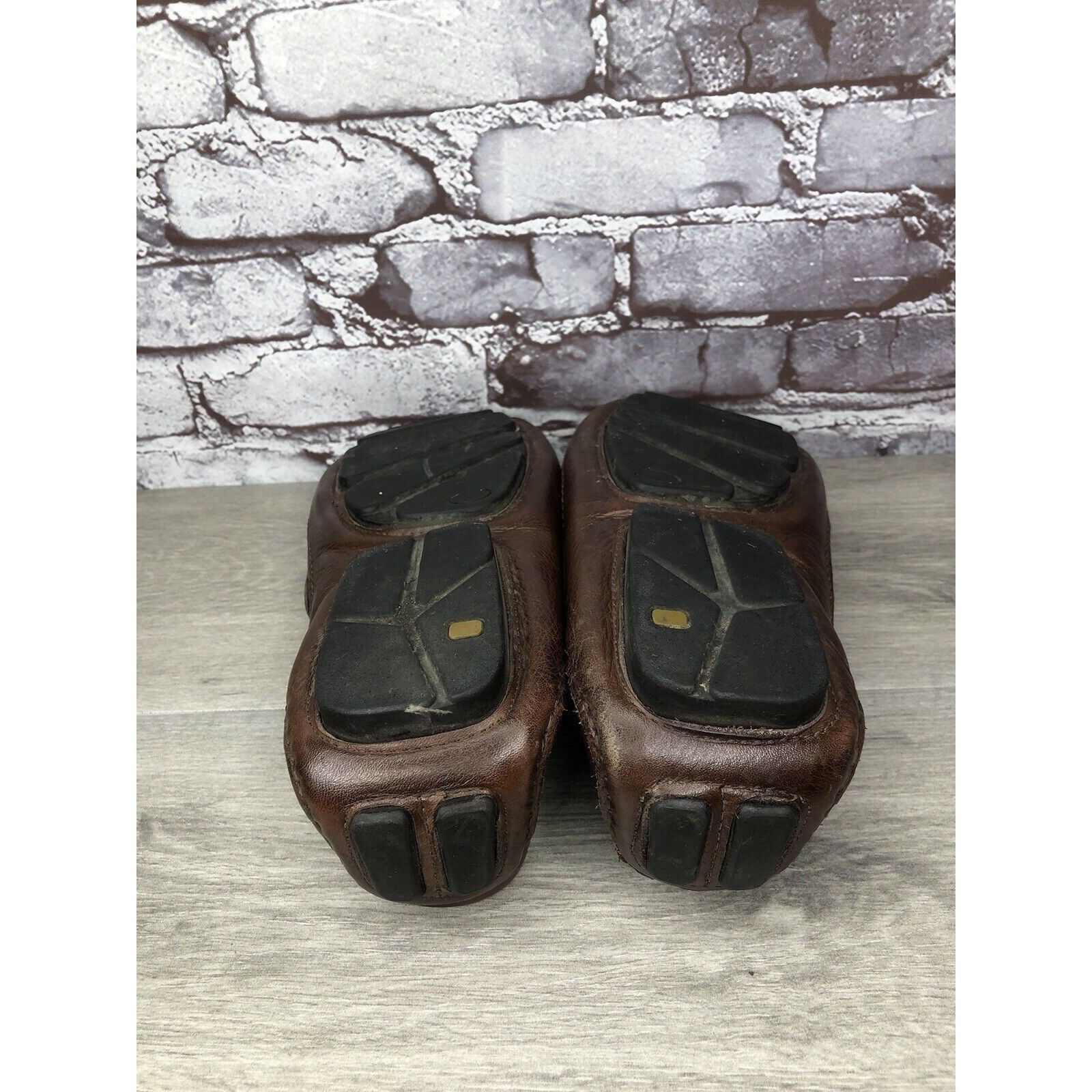 Mercanti Fiorentini Mercanti Fiorentini Relax Brown Leather Driving Penny Loafer Size US 13 / EU 46 - 8 Thumbnail