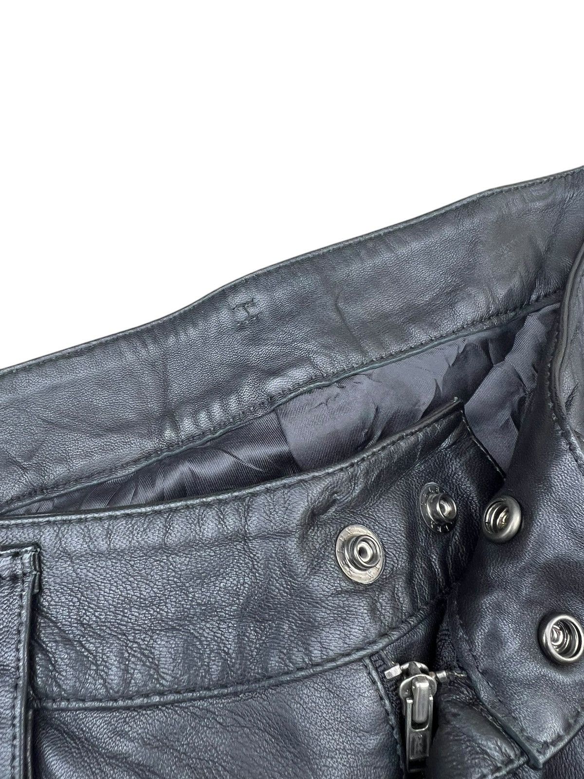 Comme Ca Ism × Japanese Brand × Leather Comme Ca Du Mode Japan Napa Sheepskin Leather Bootcut Pant Size 30" / US 8 / IT 44 - 5 Thumbnail
