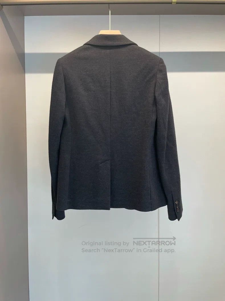 Brunello Cucinelli Brunello Cucinelli Black Grey Cashmere Blazer Size XS / US 0-2 / IT 36-38 - 2 Thumbnail