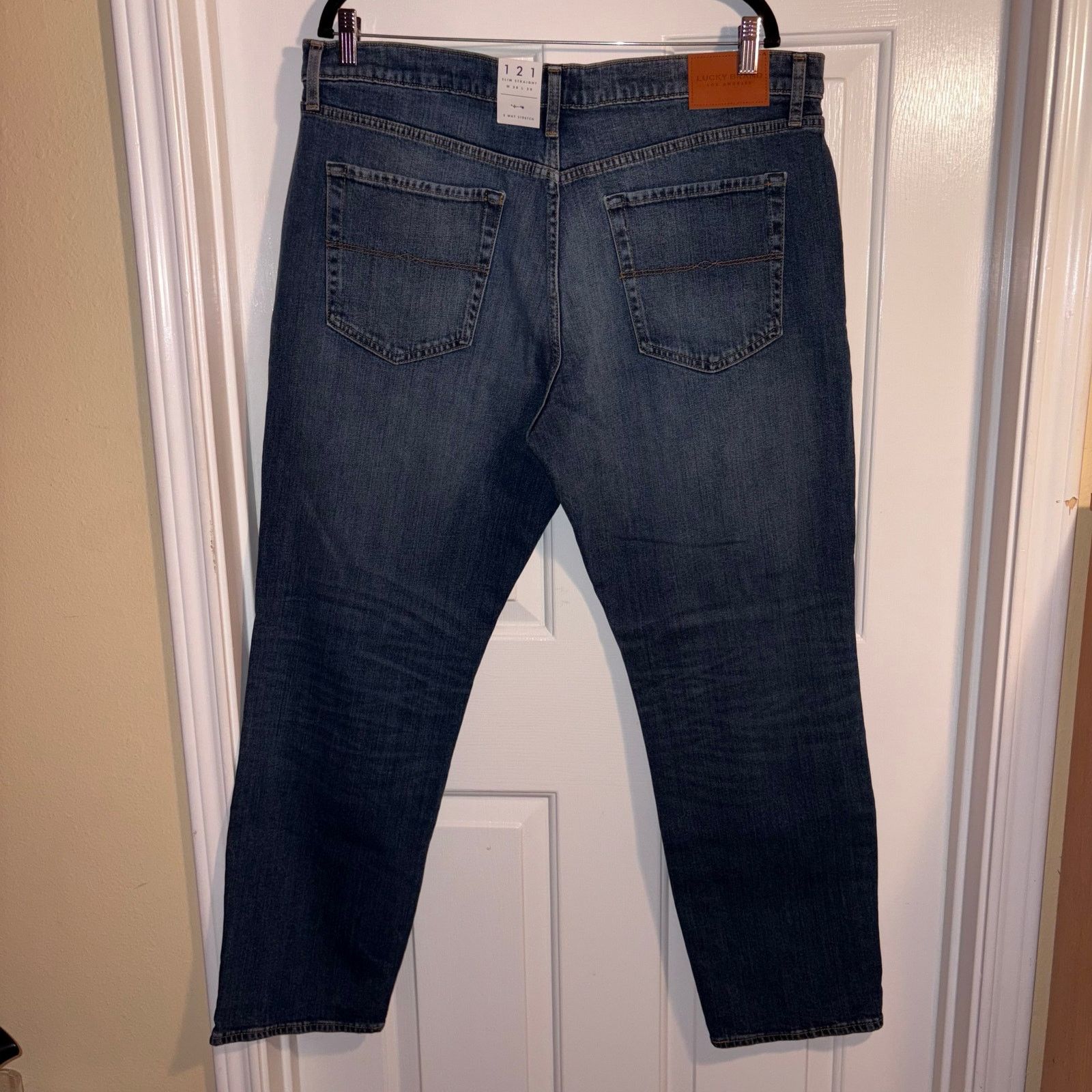 Lucky Brand Lucky Brand Men’s 121 Slim Straight Jeans W38 L30 Stretch Size US 38 / EU 54 - 2 Thumbnail