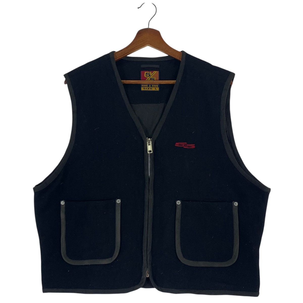 Other × Vintage VINTAGE FIVE TO FIVE WOOL VEST JACKET Size US L / EU 52-54 / 3 - 1 Thumbnail
