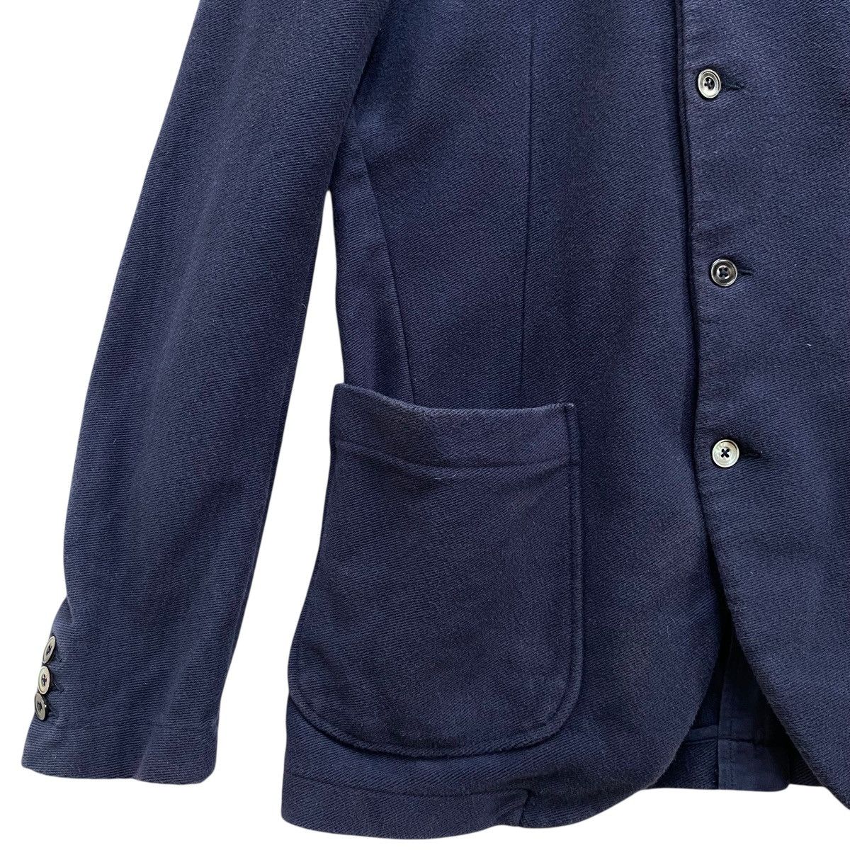 SHIPS Ships Blue Shawl Collar Jacket Chore Coat Style Cotton M Size US M / EU 48-50 / 2 - 3 Thumbnail