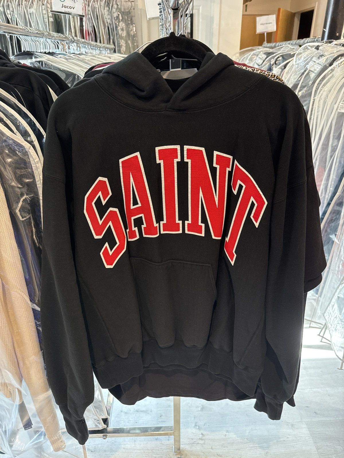 トップス SAINT MICHAEL HOODIE ARCH SAINT / BLACK トップス SAINT MICHAEL HOODIE ARCH SAINT / BLACK Saint