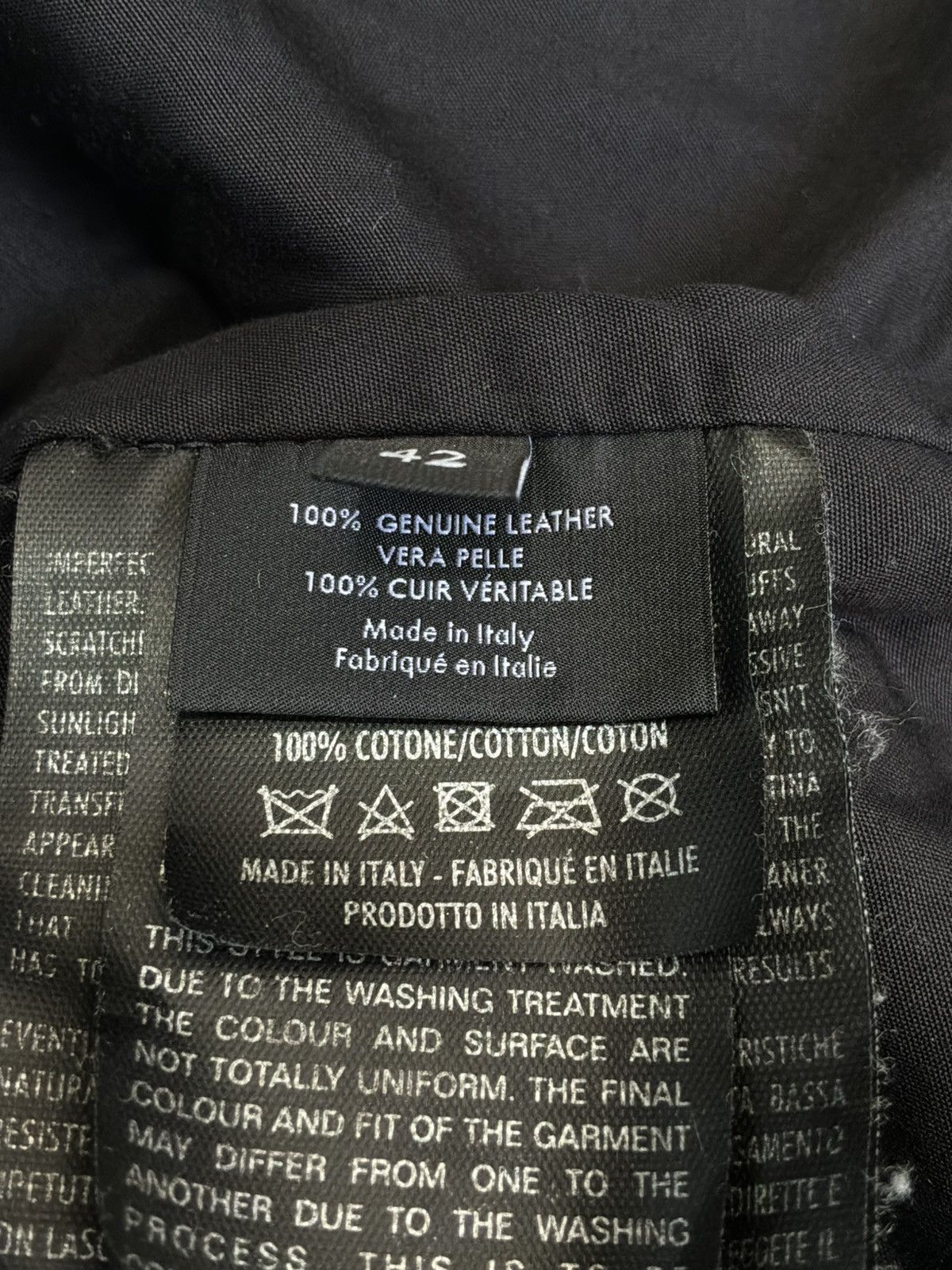 Gucci Gucci - Fridda Era Double Zip Leather Jacket Size M / US 6-8 / IT 42-44 - 10 Thumbnail