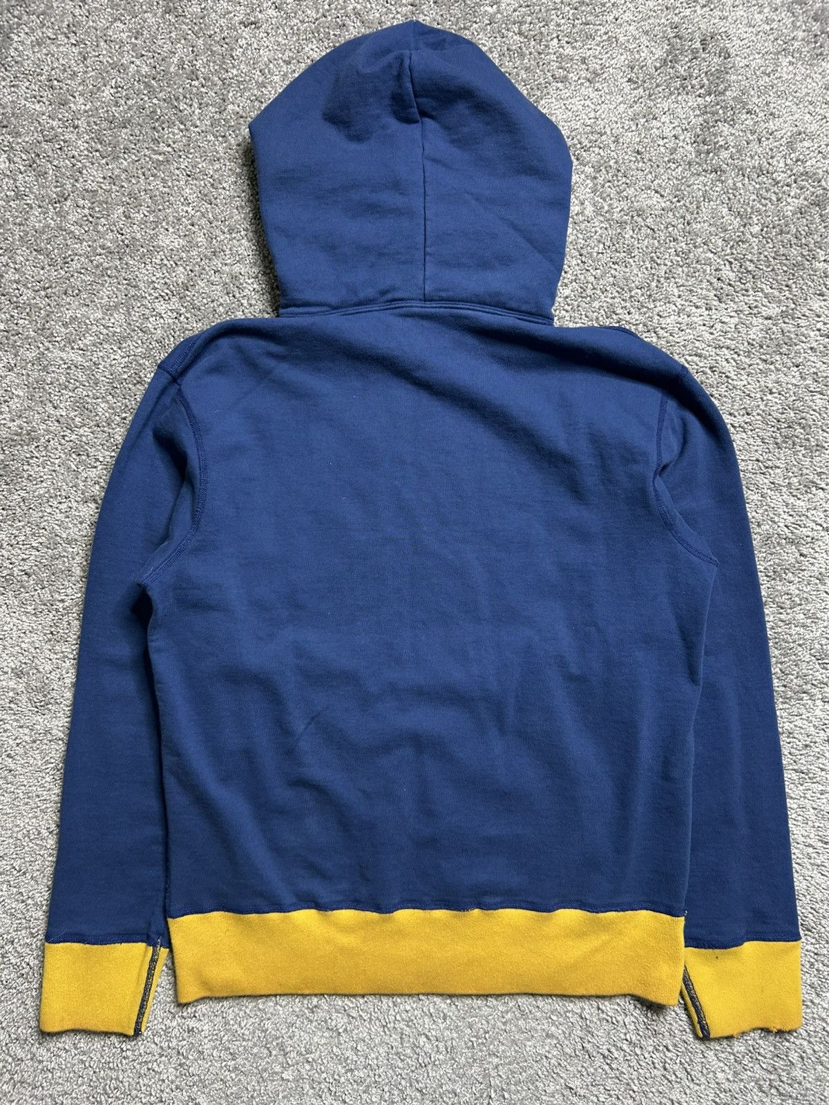 Samuel Zelig Samuel Zelig Sample Two Tone French Terry Hoodie Blue Yellow Size US L / EU 52-54 / 3 - 8 Thumbnail