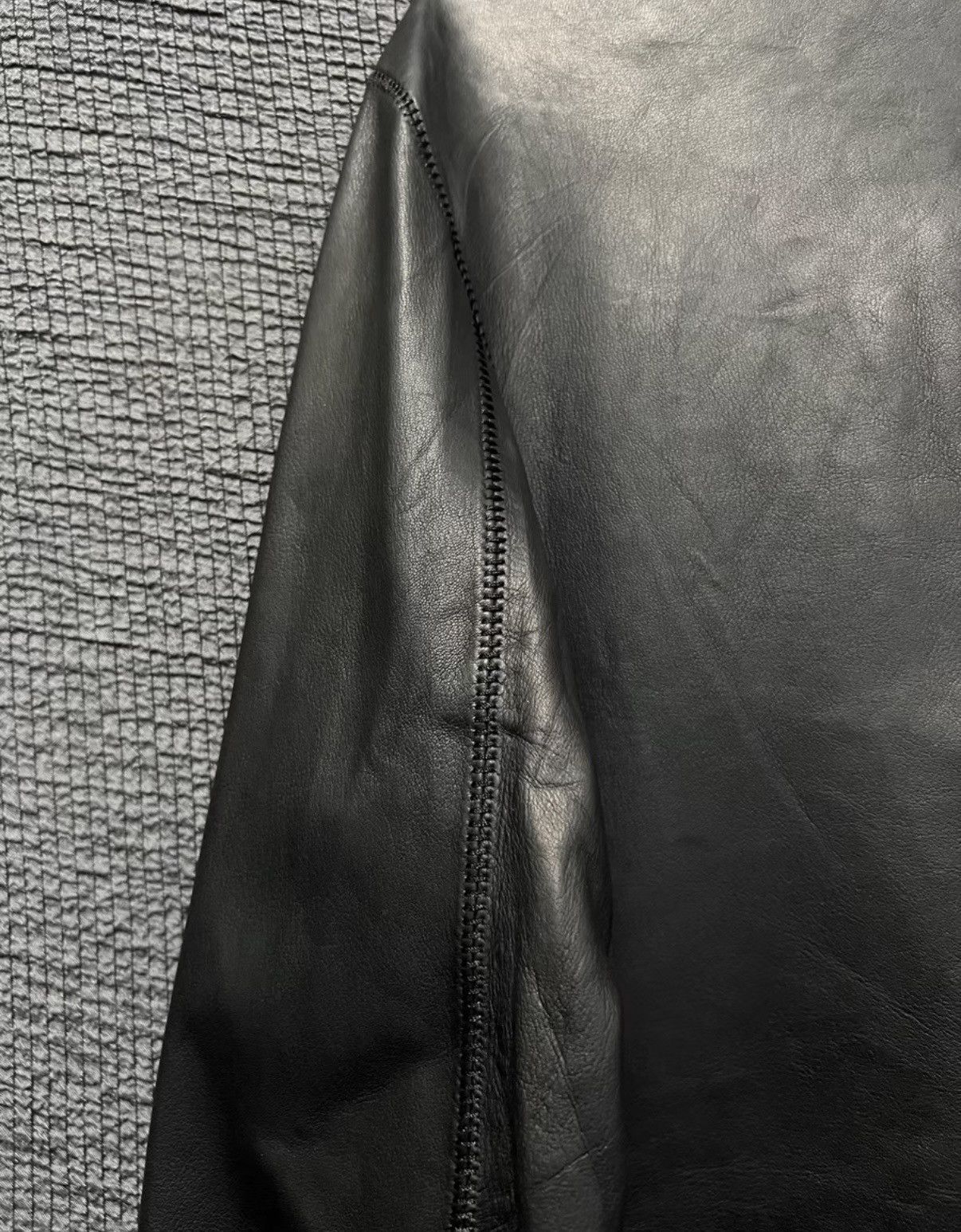 Isaac Sellam Experience ISAAC SELLAM French Leather King Bomber Keel Leather Jacket Size US S / EU 44-46 / 1 - 4 Thumbnail