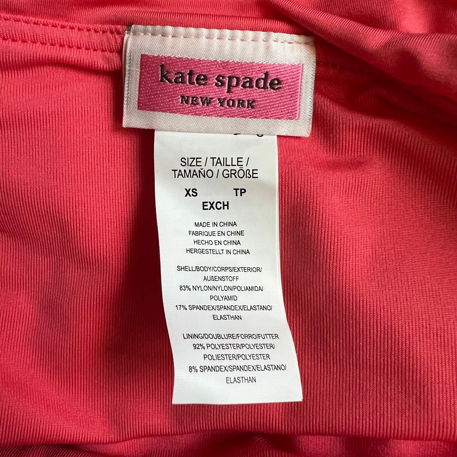 Kate Spade Kate Spade New York Lychee Bikini Bandeau Swim Top, XS Size ONE SIZE - 3 Thumbnail