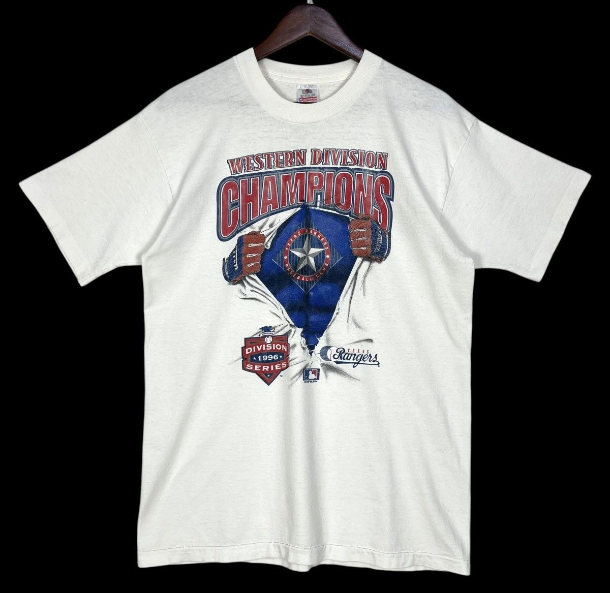MLB 90s Vintage Texas Rangers Tee Size US L / EU 52-54 / 3 - 1 Thumbnail
