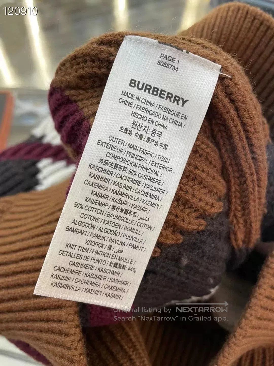 Burberry Burberry 22FW Knit Wool Skirt. Size 35" - 4 Thumbnail