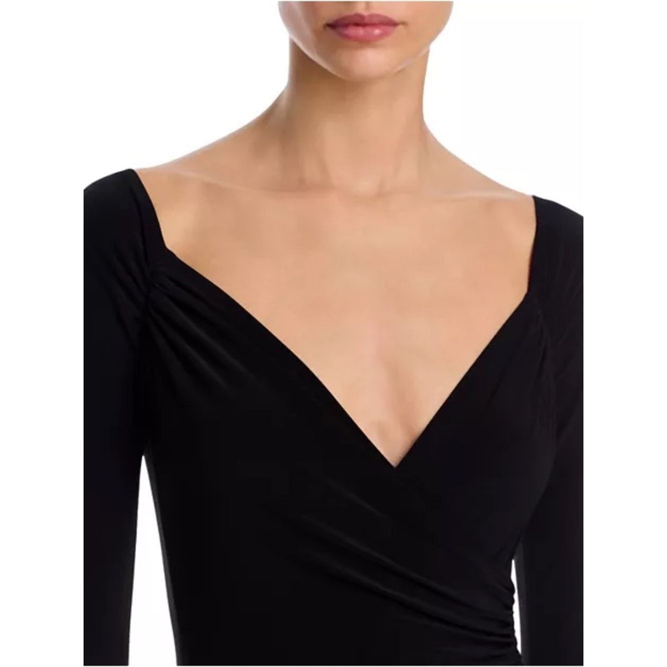 Norma Kamali Norma Kamali Off Shoulder Sweetheart Side Drape Gown Black Size XXS / US 00 / IT 34 - 3 Thumbnail