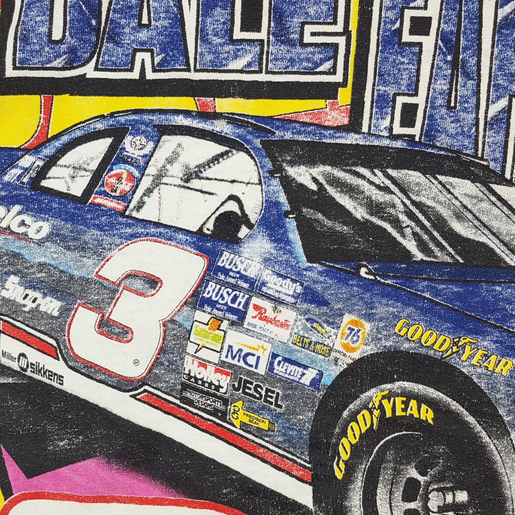 Chase Authentics VINTAGE Chase Authentics NASCAR T-Shirt Men 2XL Short Sleeve Cotton White All Over Print Y2K 90s Retro Grunge Size US XXL / EU 58 / 5 - 4 Thumbnail