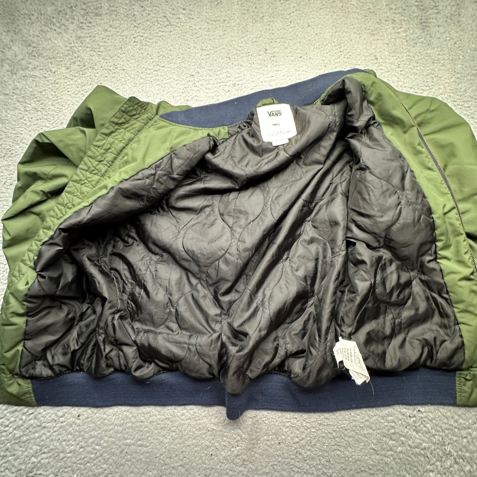 Vans Vans Barlowe Bomber Jacket Mens Small Polyester Full Zip Size US S / EU 44-46 / 1 - 9 Thumbnail