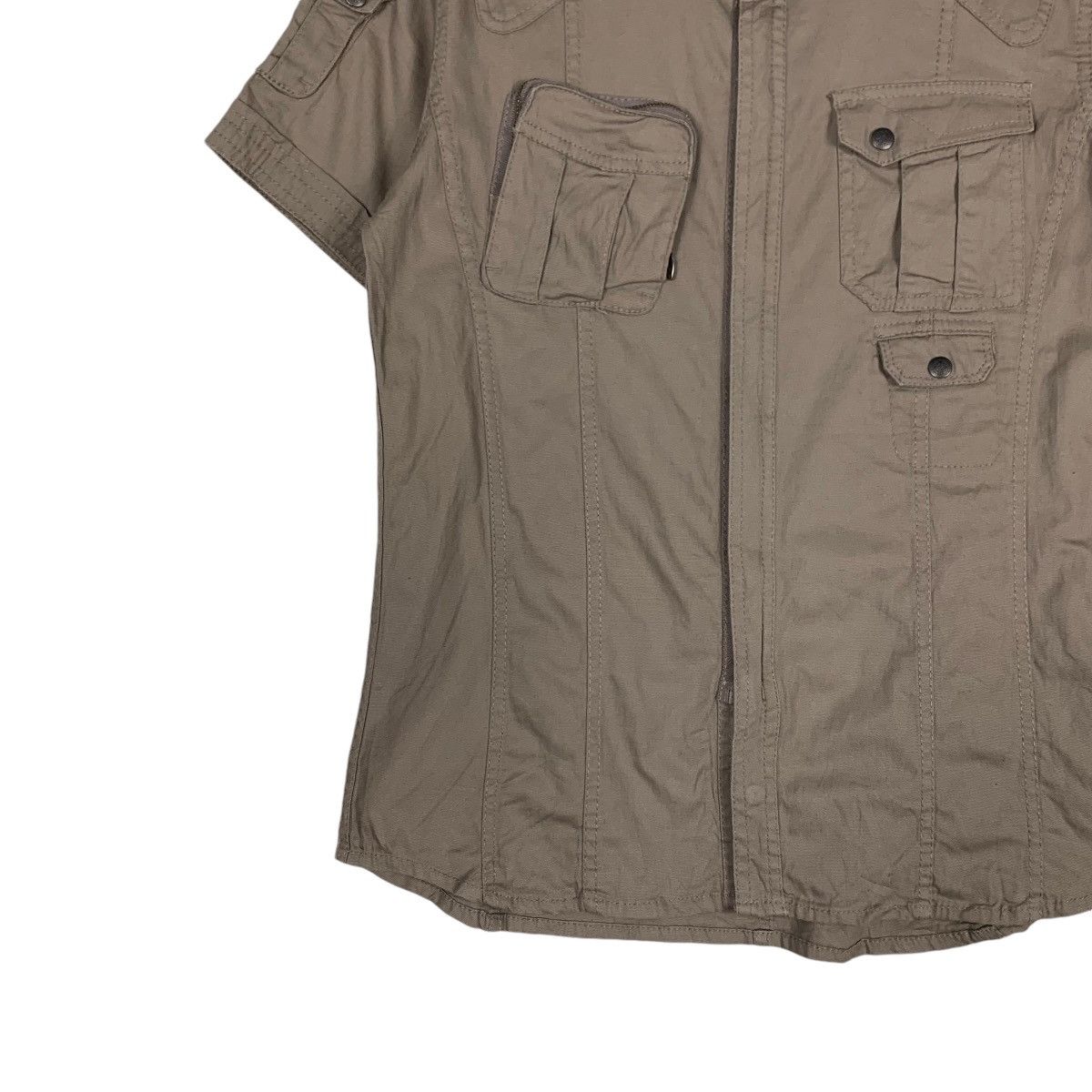 HIDEAWAYS HIDEAWAYS Nicole Short Sleeve Zipper Jacket #1374-C62 Size US S / EU 44-46 / 1 - 3 Thumbnail