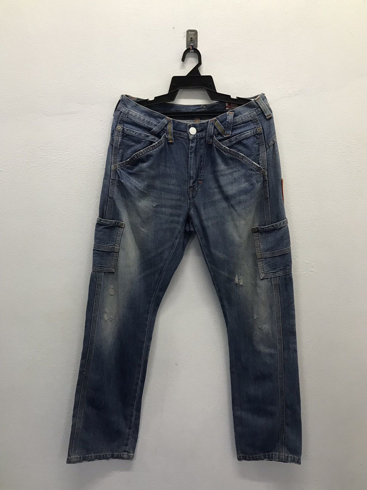 If Six Was Nine Vintage Genoese Tante Cose Buone Atutti Denim Pants Size US 32 / EU 48 - 1 Thumbnail