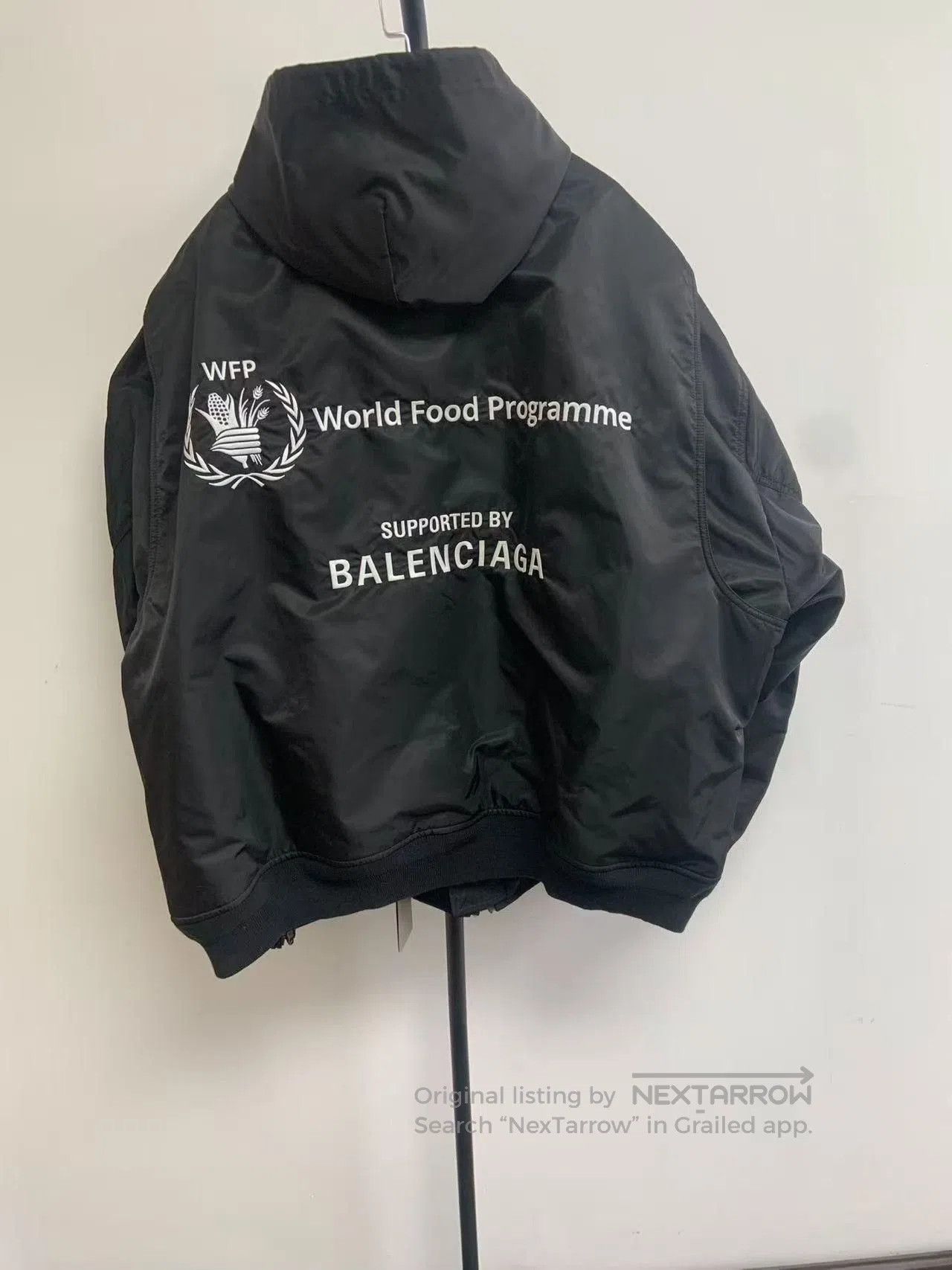 Balenciaga Balenciaga Logo Print Hooded Zip Jacket. Size US M / EU 48-50 / 2 - 2 Thumbnail