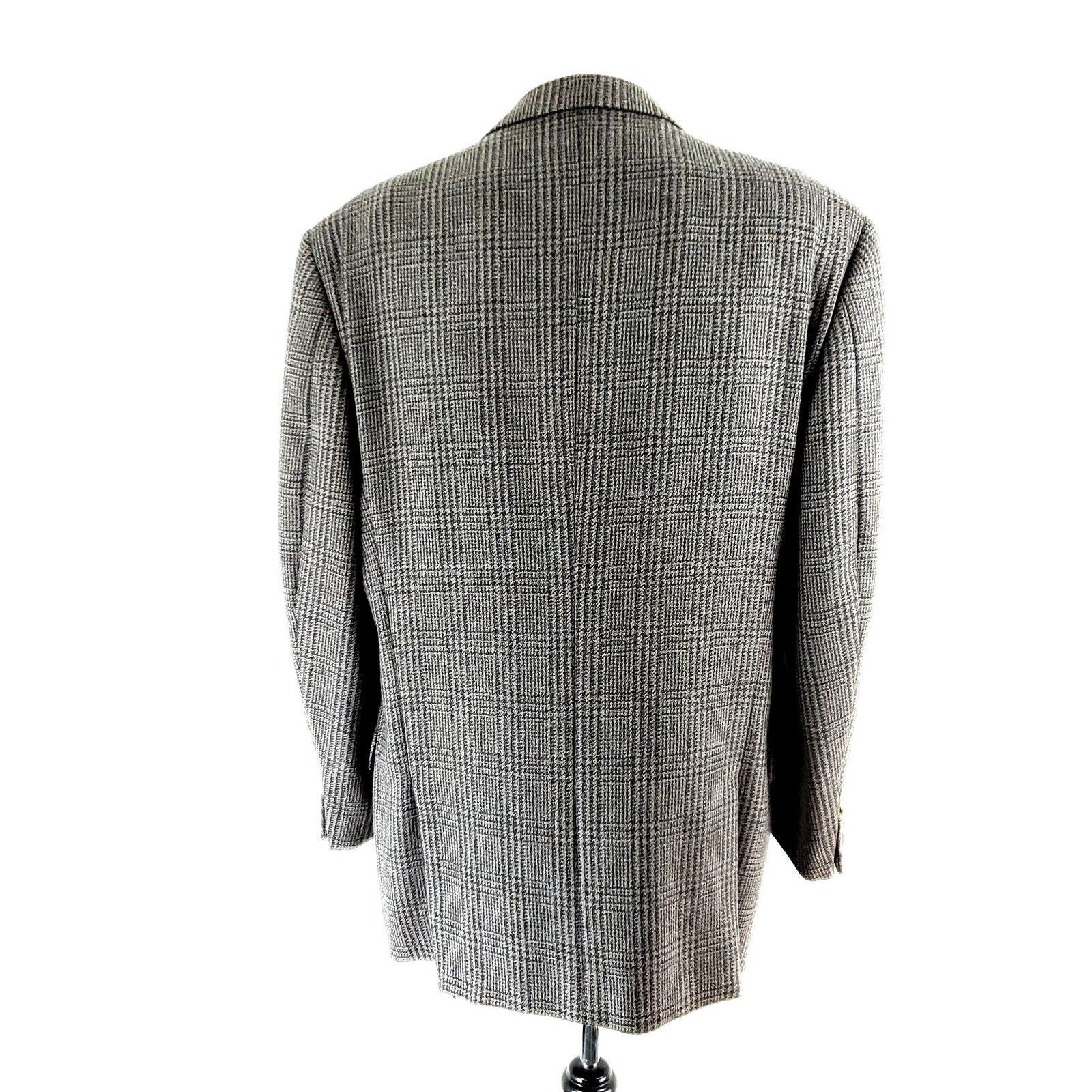 Joseph Abboud Joseph Abboud Nordstrom Tweed Wool 3 Button Sport Coat 42L B Size 42L - 5 Thumbnail