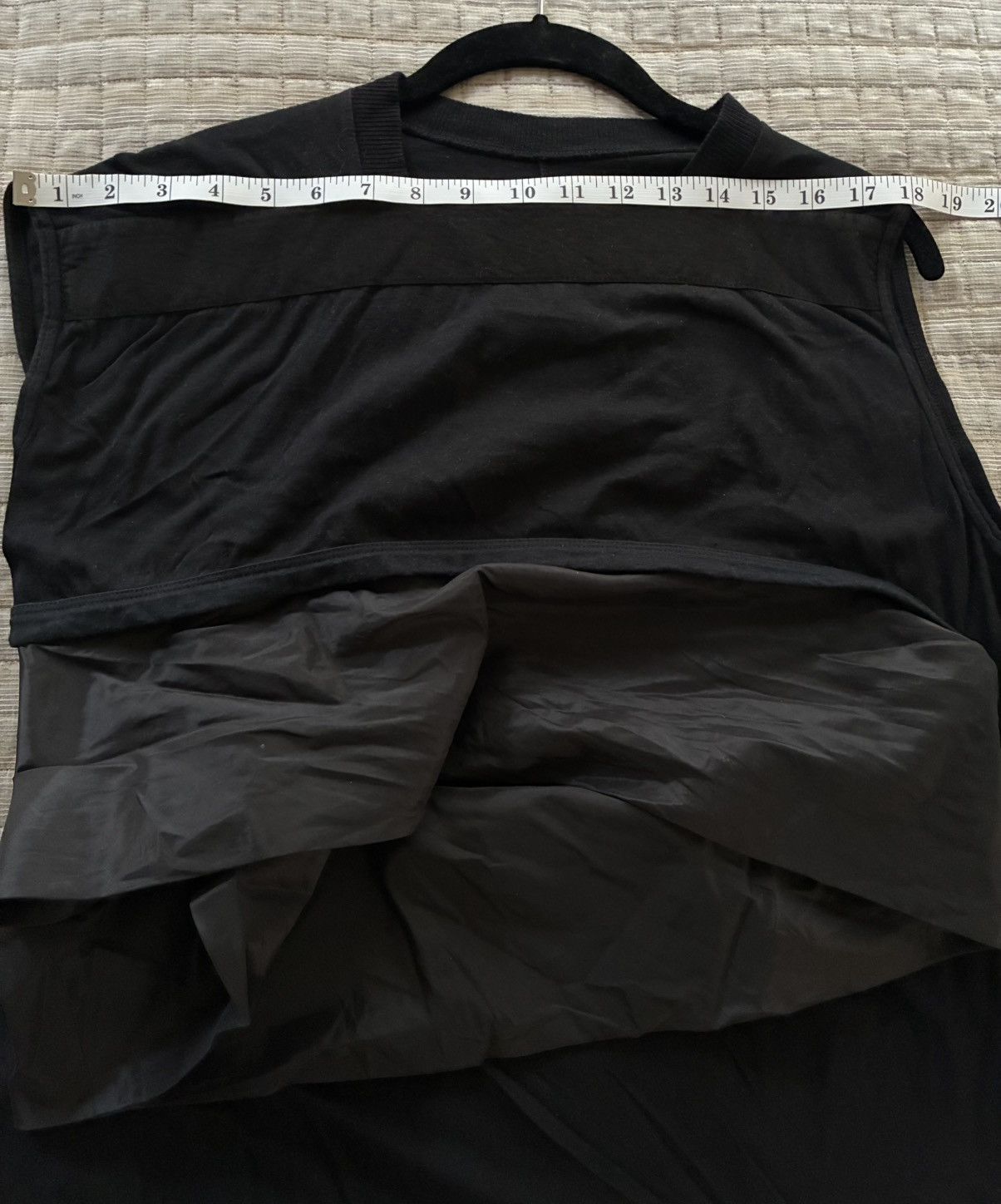 Rick Owens Rick Owens Sphinx peep hole Black Sleeveless Shirt 2015 Size US M / EU 48-50 / 2 - 15 Thumbnail