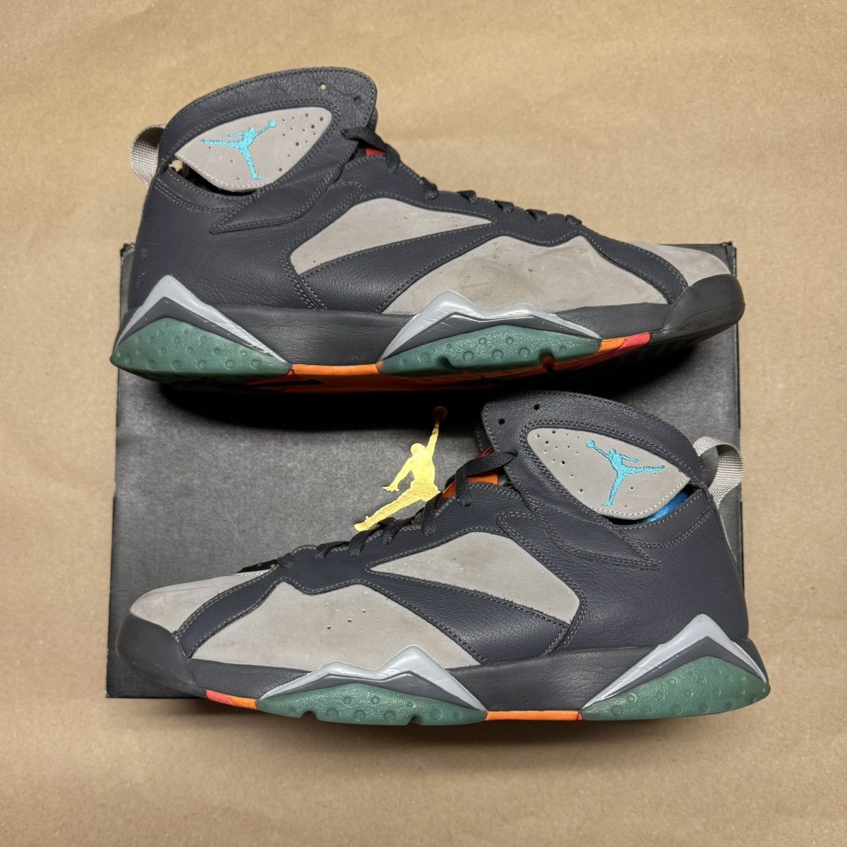 Jordan Brand Nike Air Jordan 7 VII Retro Barcelona Days Mens size 14! Size US 14 / EU 47 - 1 Thumbnail