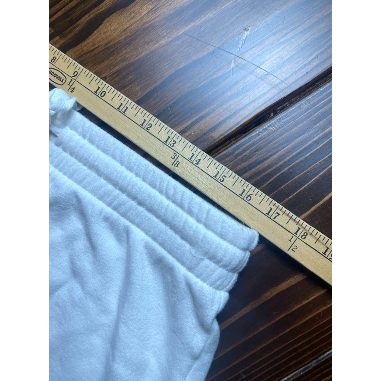 Vintage Grayson Skirt Women's XL White Blue Short Sweat Skirt Mini Activewear Size 40" / US 18 - 5 Thumbnail
