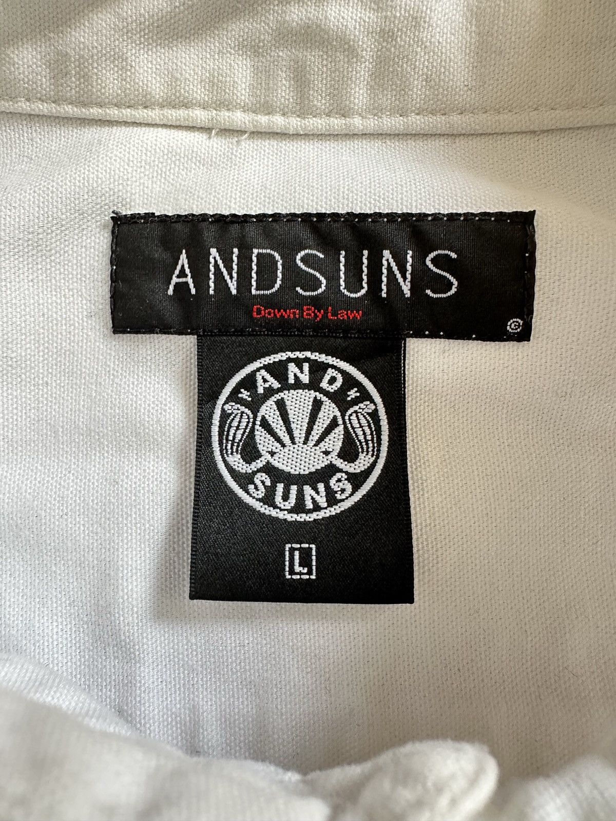 ANDSUNS 00’s Andsuns oxford button up ringer sleeve Size US M / EU 48-50 / 2 - 12 Thumbnail