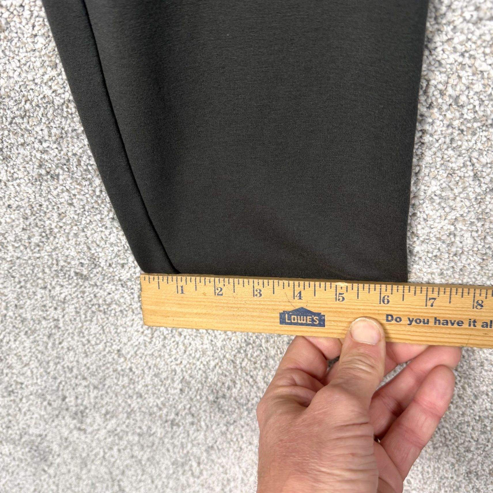 Calvin Klein Calvin Klein & Co Pants Womens 14 Gray Ponte Jegging Skinny Office Chic Slit Front Flat Front Pockets Stretch Size 36" / US 14 / IT 50 - 3 Thumbnail