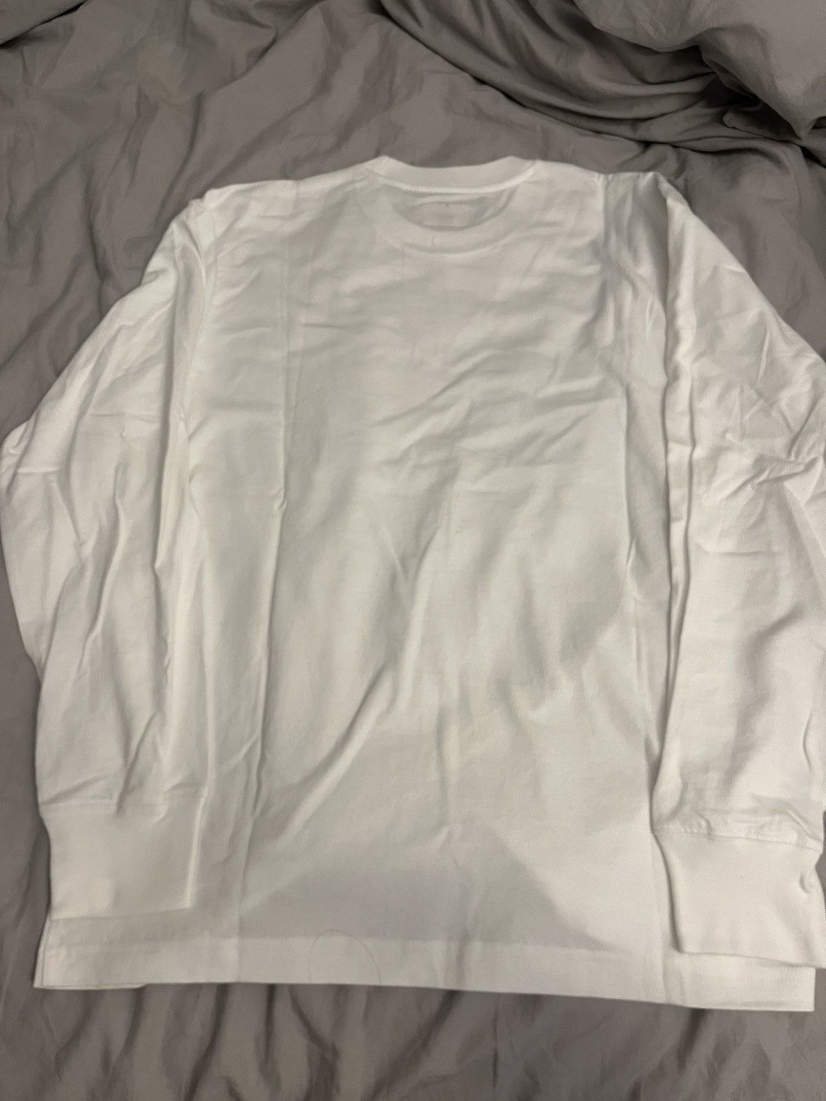Supreme Supreme metallic mini box logo long sleeve tee white Size US S / EU 44-46 / 1 - 7 Thumbnail