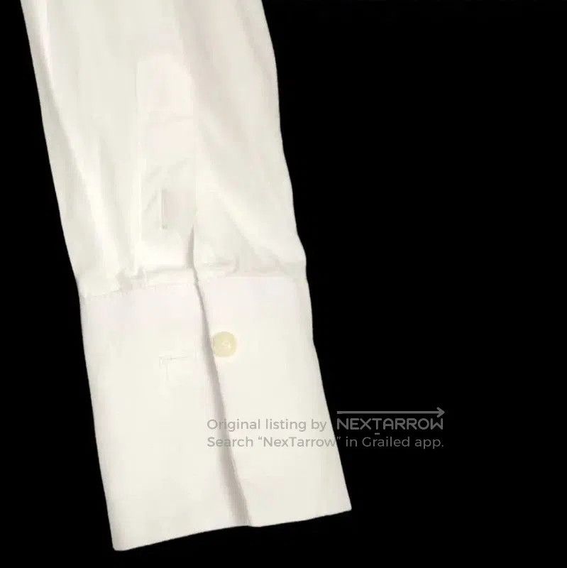 Valentino Valentino White Cotton Long Sleeve Dress . Size M / US 6-8 / IT 42-44 - 3 Thumbnail
