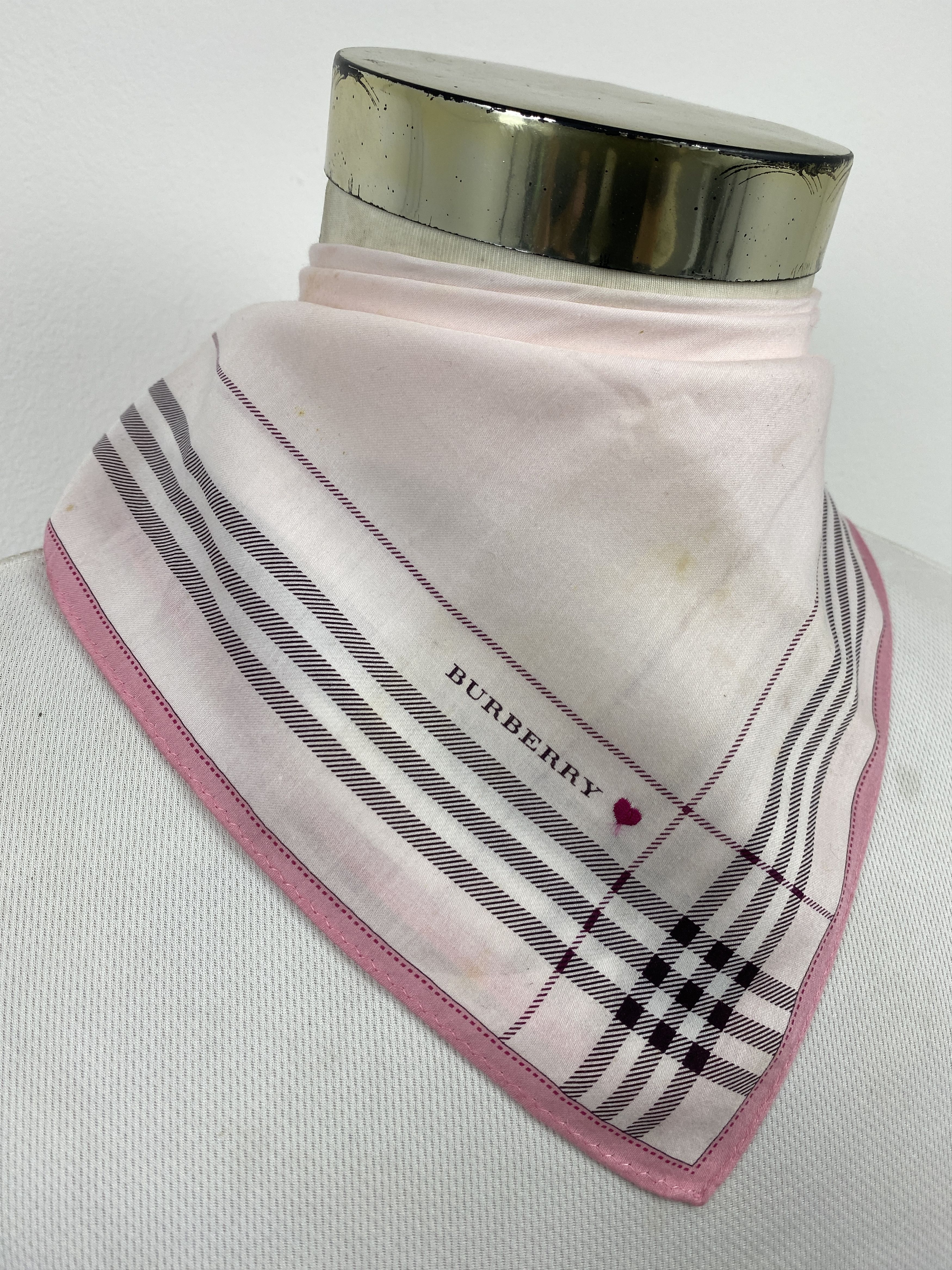Burberry Vintage Burberry Handkerchief / Neckerchief HKC1160 Size ONE SIZE - 2 Thumbnail