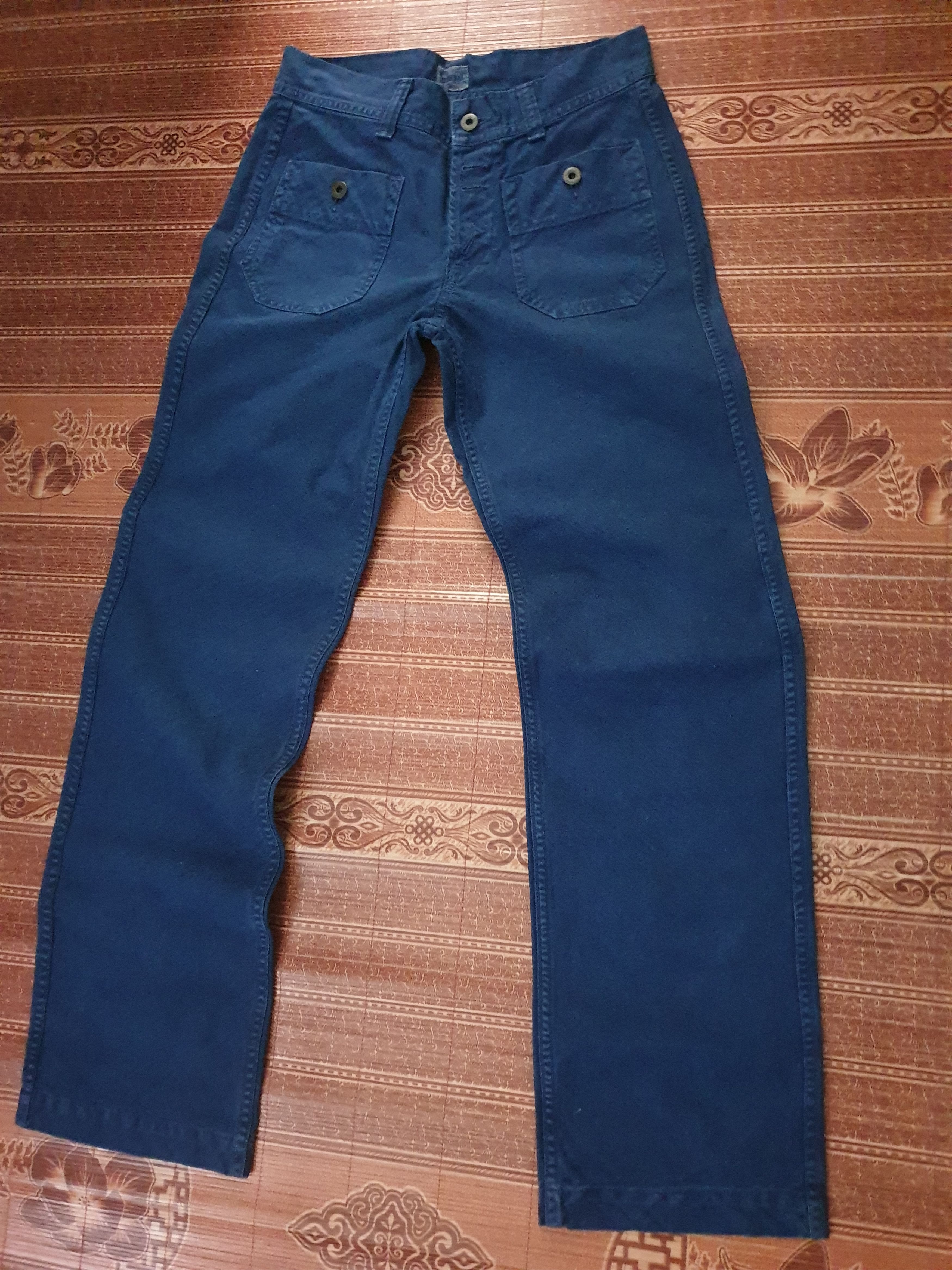 Eternal Eternal navy blue Japanese brand Bushpant Size US 29 - 7 Thumbnail
