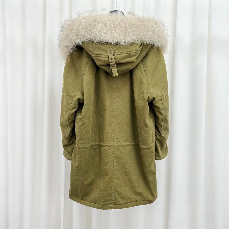 Saint Laurent Paris saint laurent green parka with fur hood Size US M / EU 48-50 / 2 - 8 Thumbnail