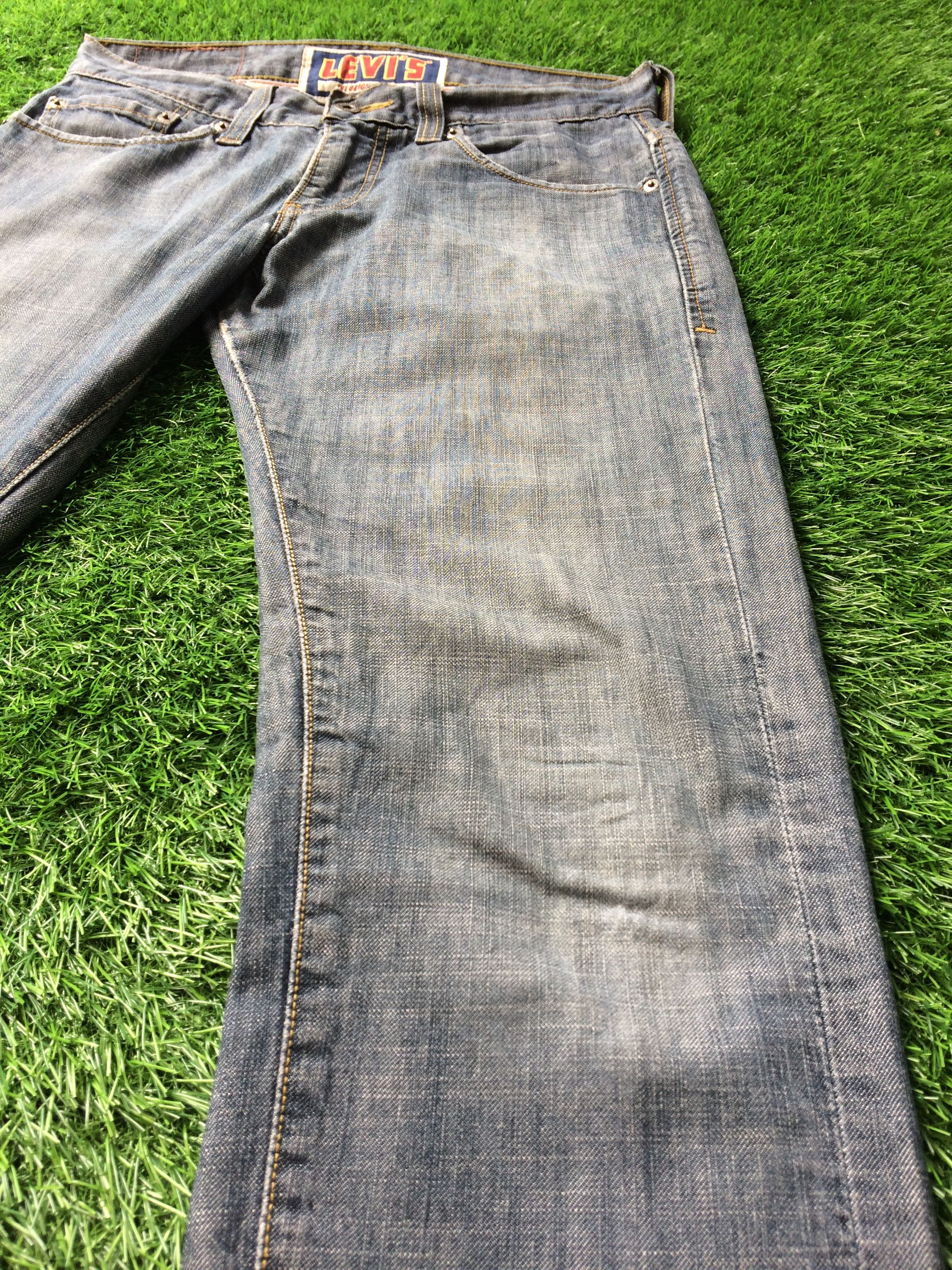 Jean × Unsound Rags Levis 511 Ripped Butt Skinny Jeans D-756 Size 30" / US 8 / IT 44 - 5 Thumbnail