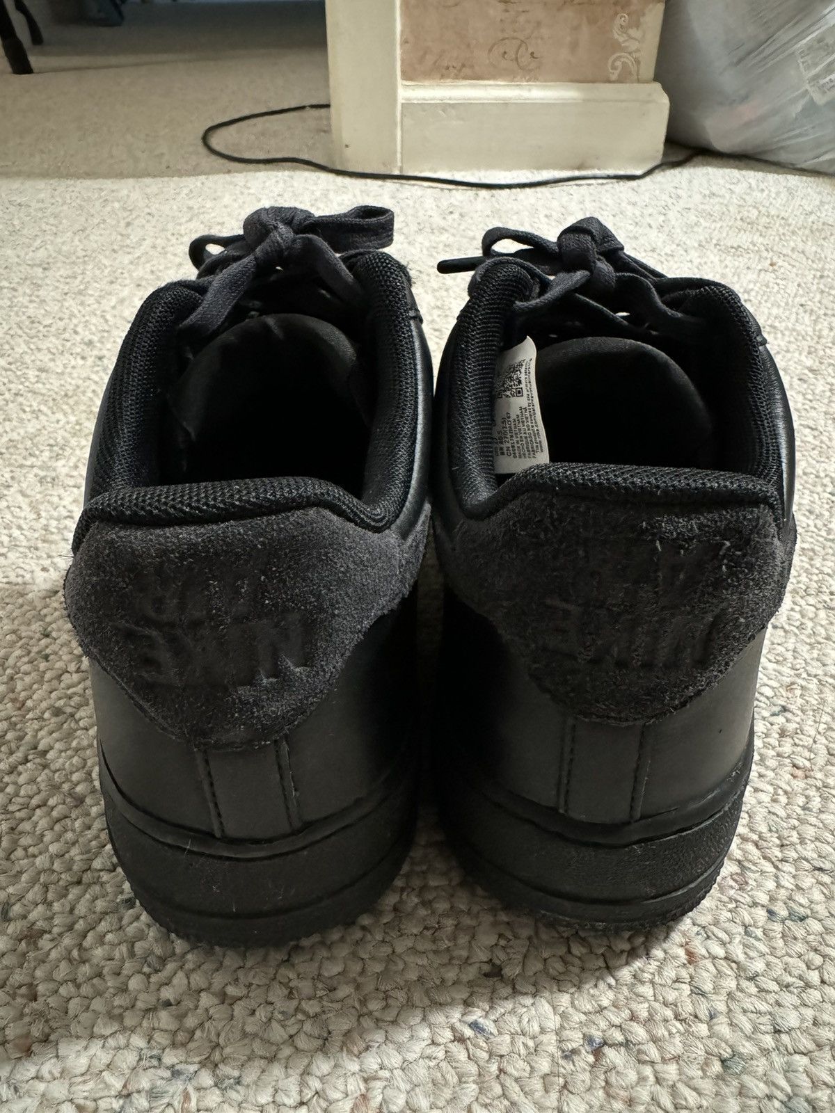 Nike Nike Slam Jam Air Force One - Black Size US 9 / EU 42 - 4 Thumbnail