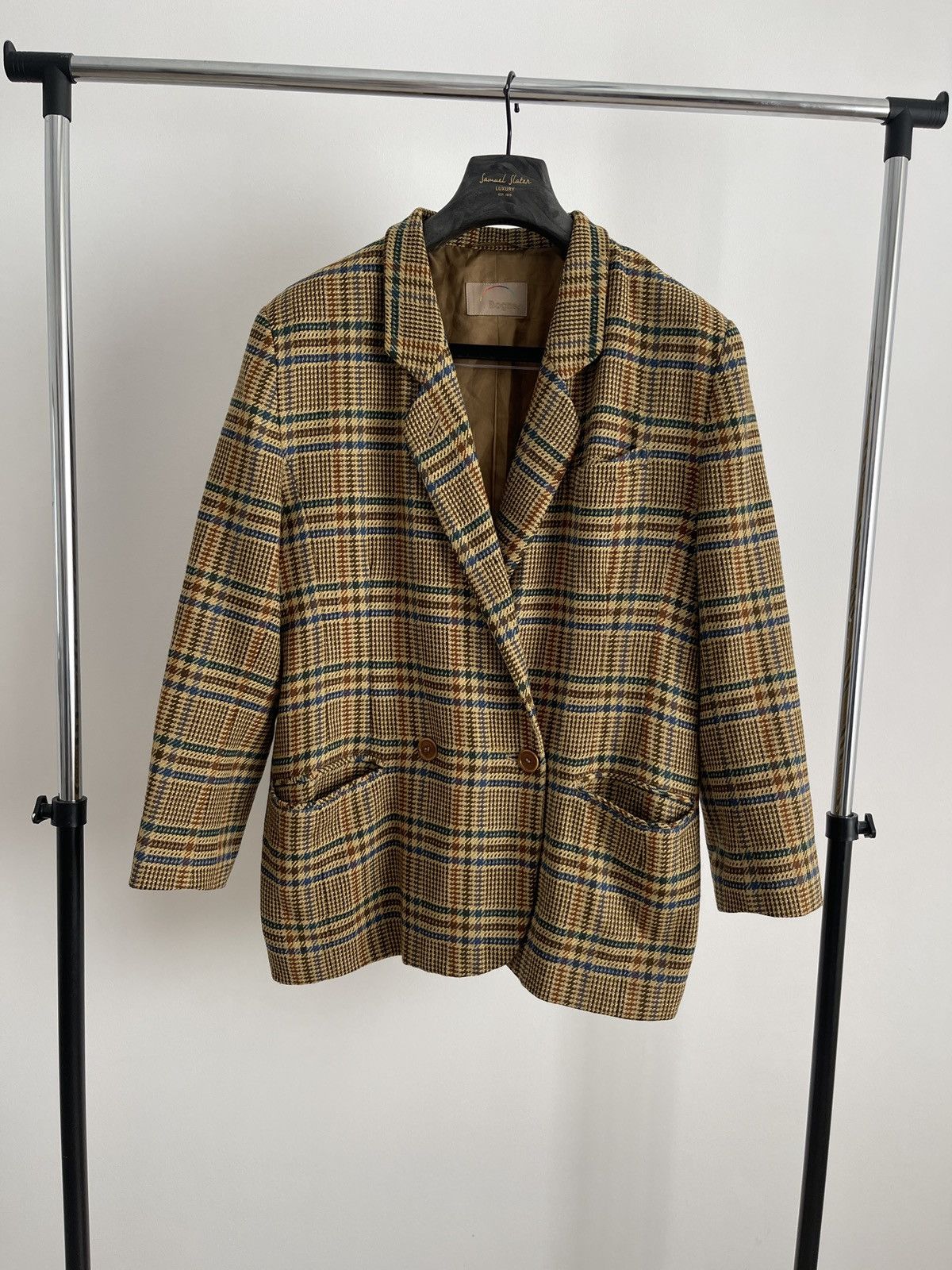 Bogner 🔥Bogner woman wool blazer tweed classic jacket Size XXL / US 16-18 / IT 52-54 - 1 Thumbnail
