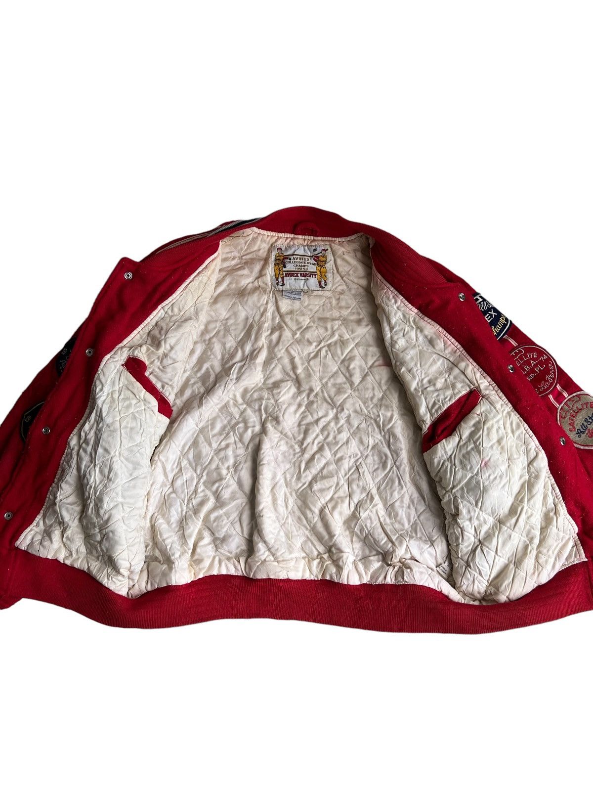 Aero Leathers × Avirex × Vintage 50s Avirex Champs Collegiate Patches Varsity Baseball Jacket Size US L / EU 52-54 / 3 - 8 Thumbnail