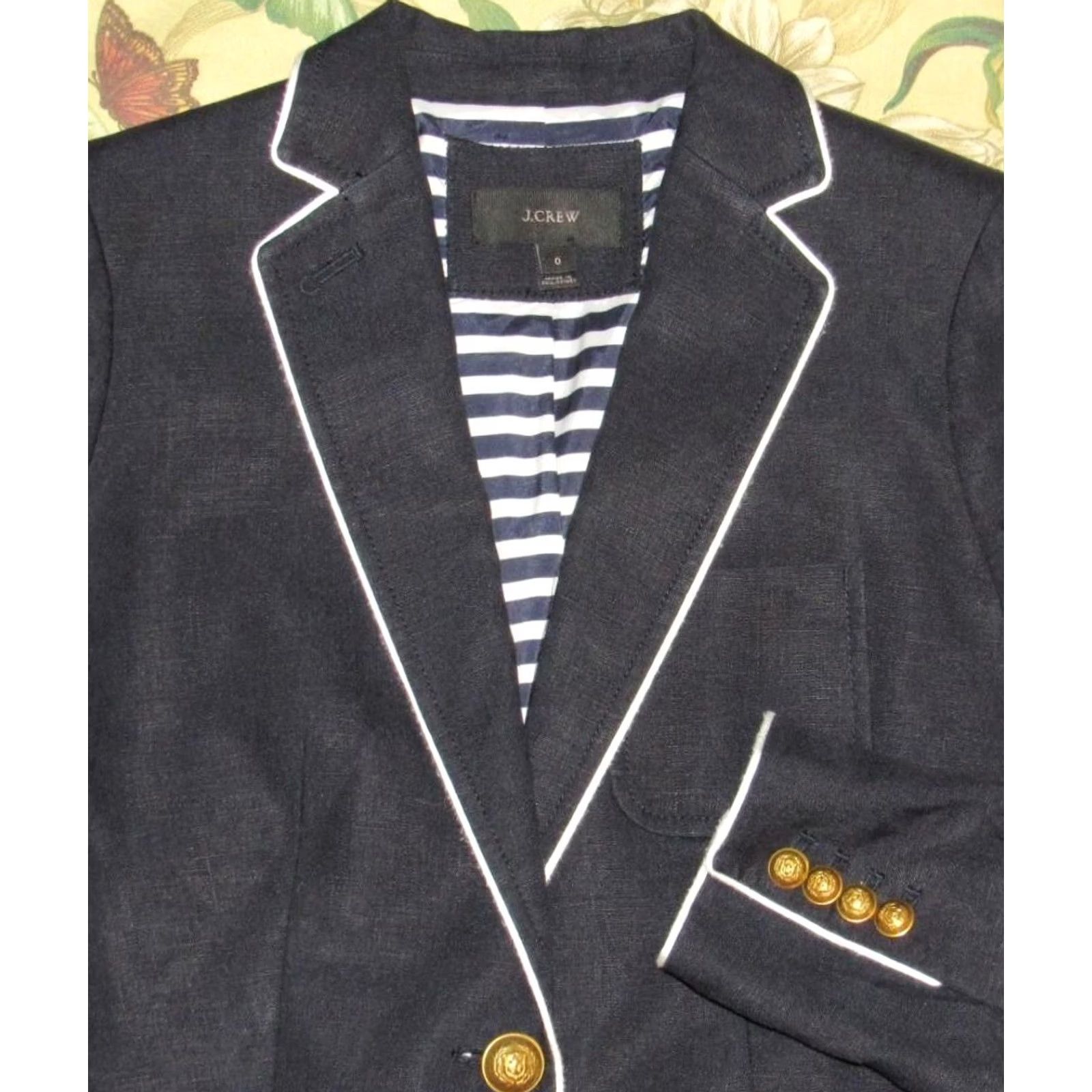 RHODE J CREW Navy Blue Rhodes Blazer Jacket Blazer 0 Women XS? Size XS / US 0-2 / IT 36-38 - 2 Thumbnail