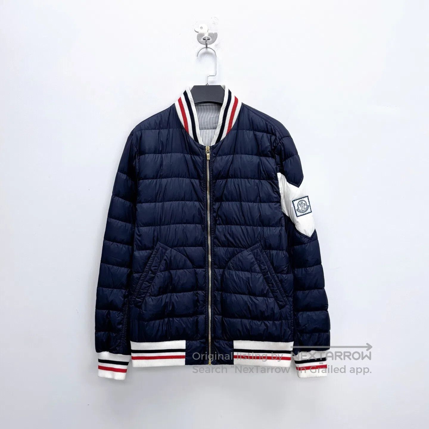 Moncler Moncler Inner Color Block Full-Print Sleeve Logo Goose Dow Size US L / EU 52-54 / 3 - 1 Thumbnail