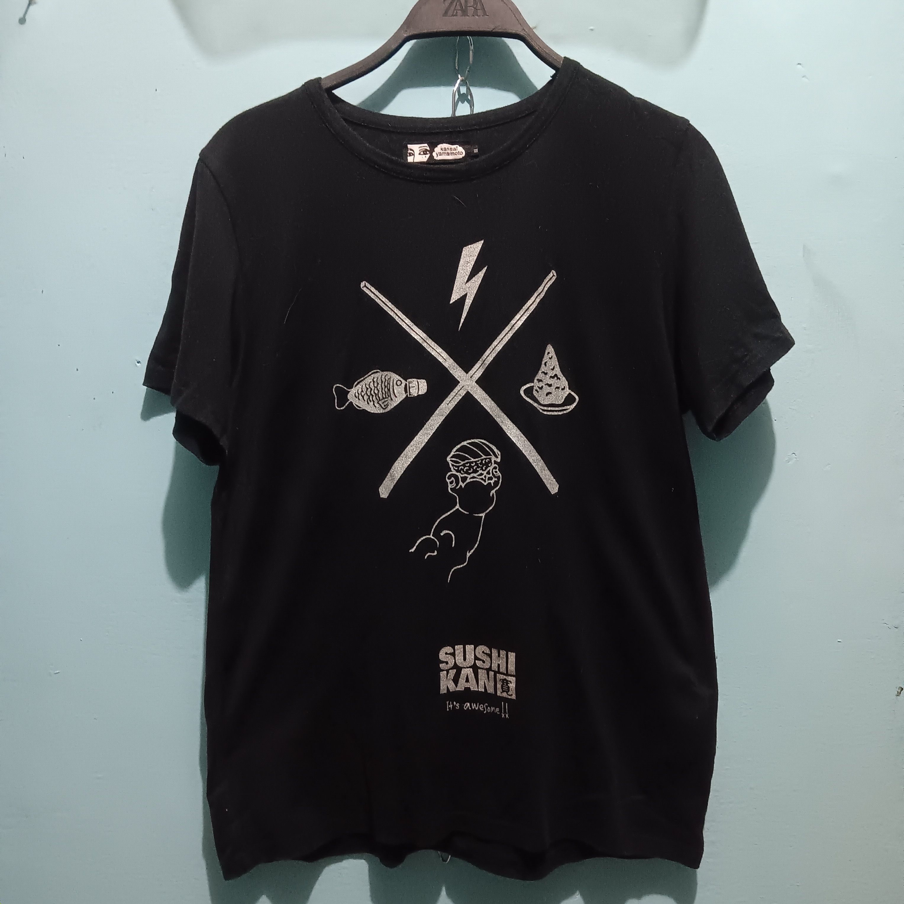 Kansai Yamamoto Kansai Yamamoto SUSHI KANSAI T-shirt Size US M / EU 48-50 / 2 - 1 Thumbnail