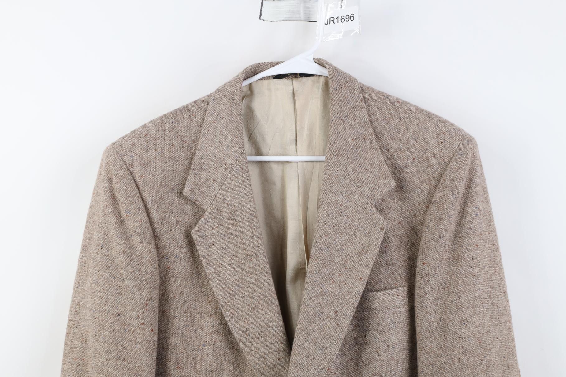 Vintage Vintage 90s Suede Elbow Patch Suit Coat Blazer Jacket Size US XXL / EU 58 / 5 - 2 Thumbnail