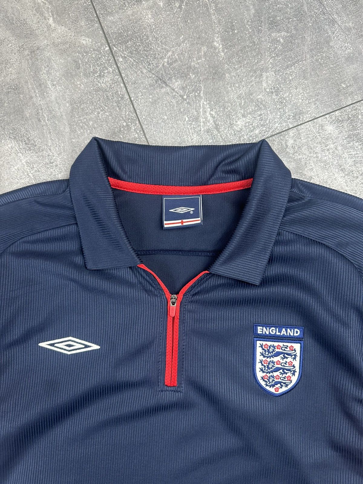 Umbro Umbro England National Team Training Jersey 1/4 Zip 2004 Size US S / EU 44-46 / 1 - 5 Thumbnail