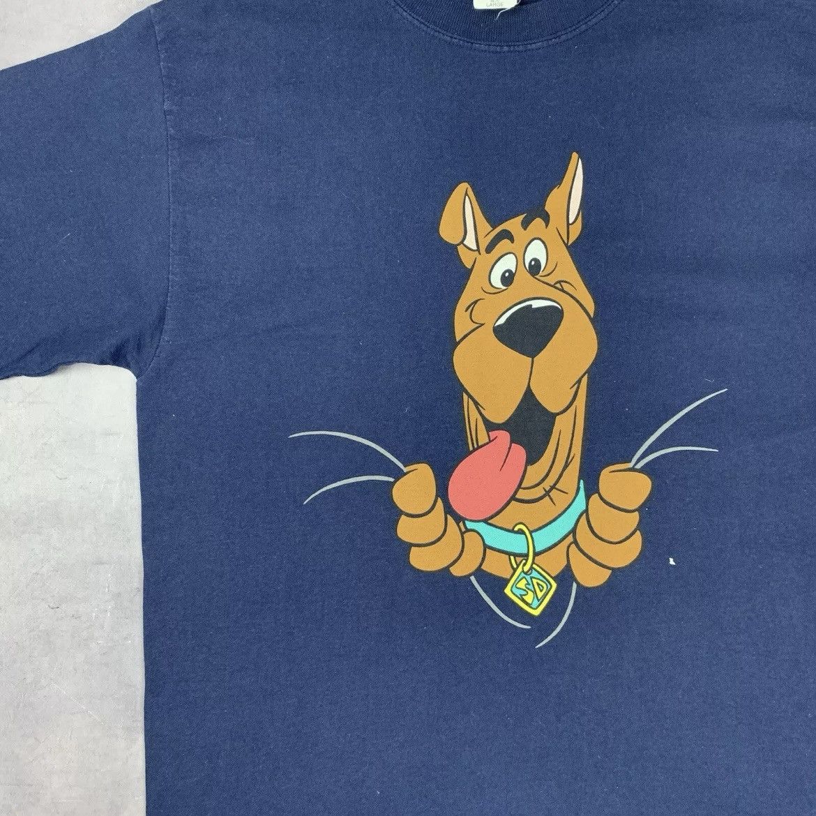 Vintage Rare! Vintage Scooby Doo Ass Big Logo Tee 1999 Warner Bros Size US L / EU 52-54 / 3 - 11 Thumbnail