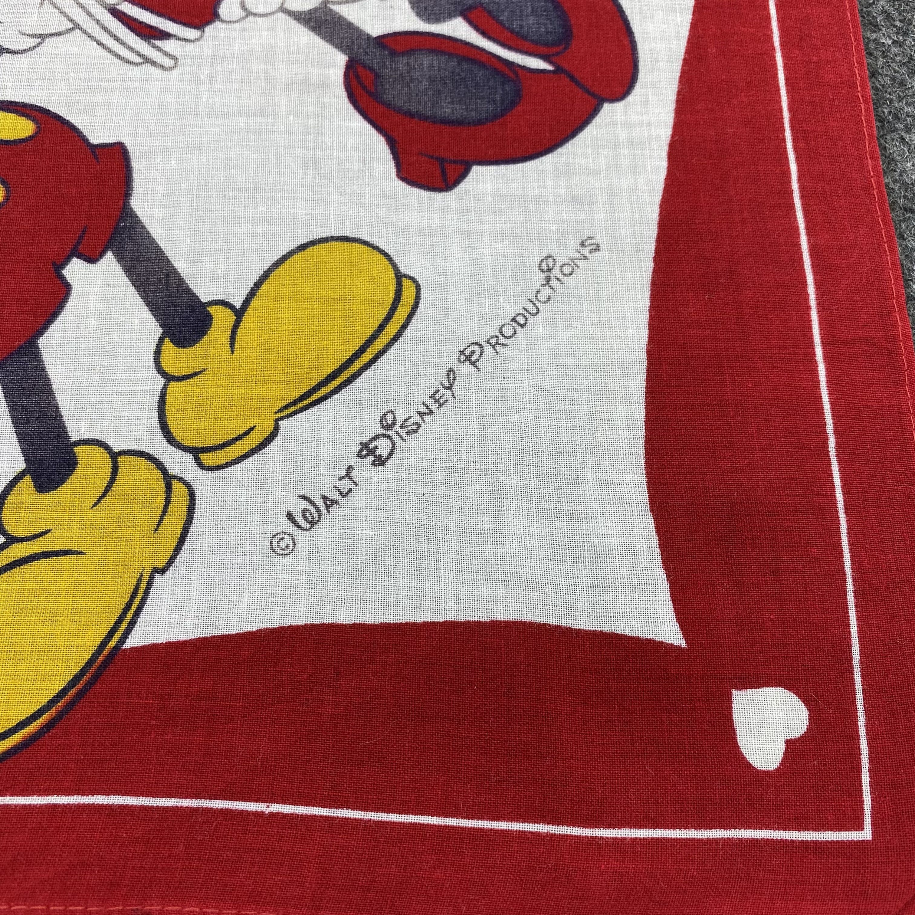 Anime Disney Handkerchief Cartoon Mickey mouse-B1420 Size ONE SIZE - 9 Thumbnail